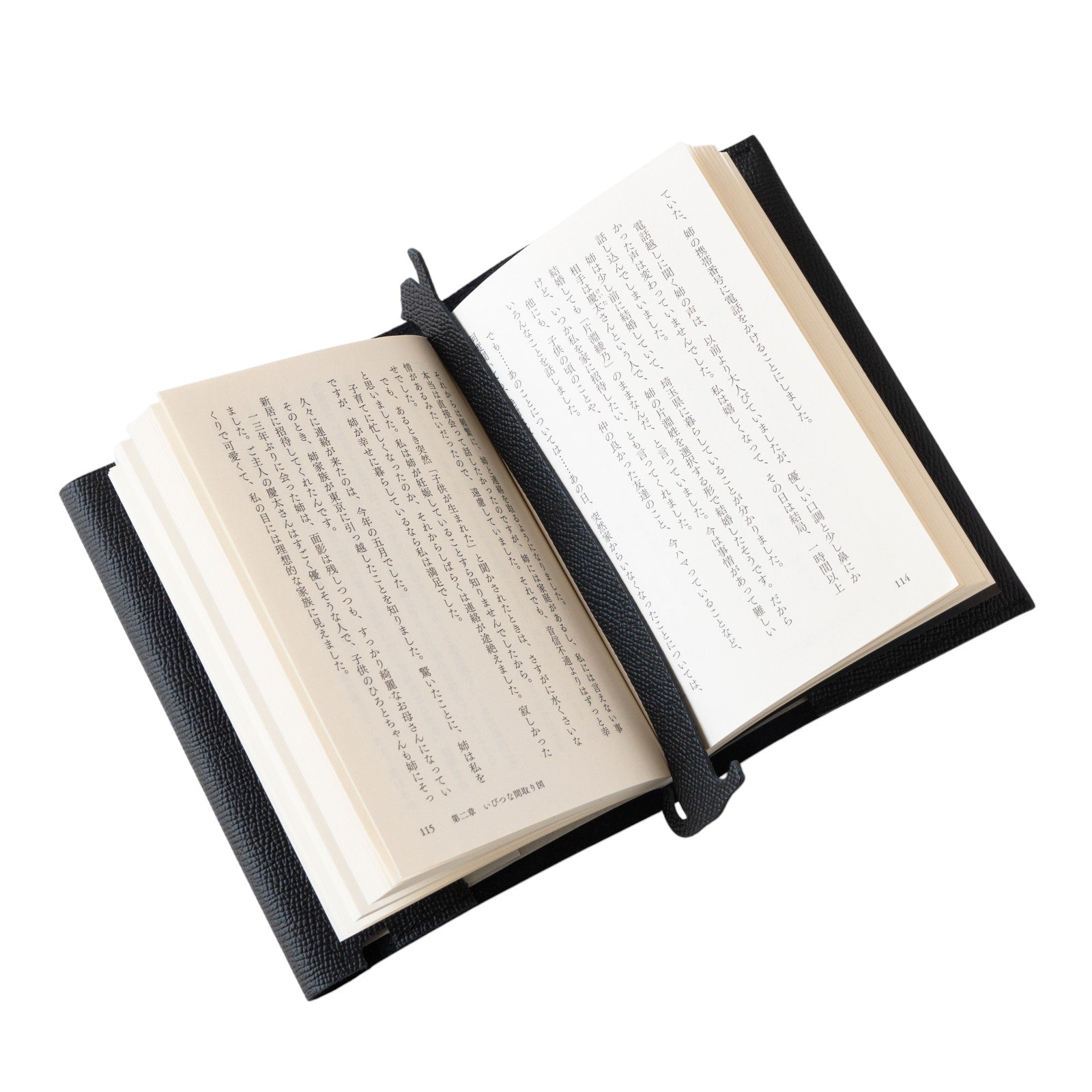 CAT Book Cover Cuir Minerva / Black