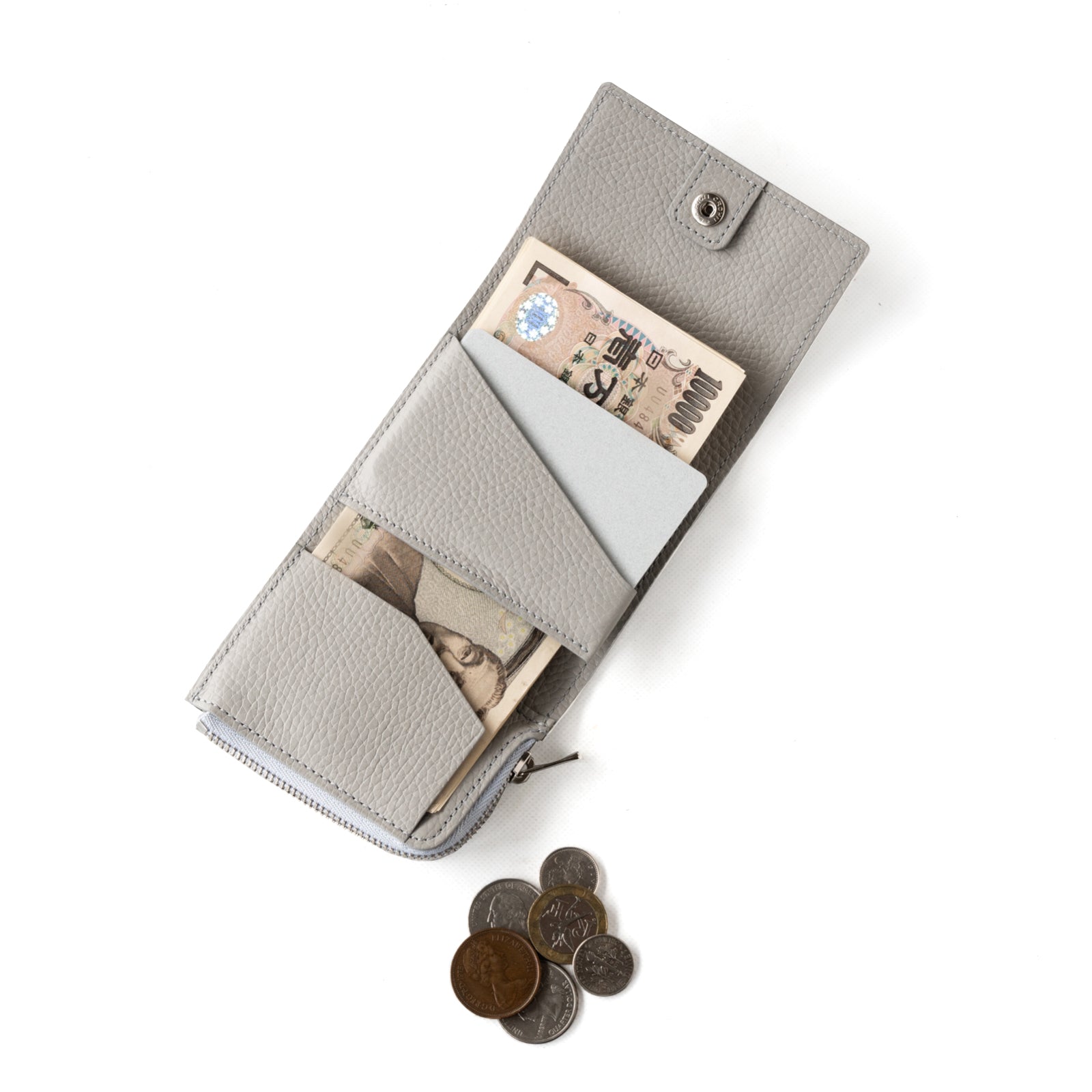 【おつとめ品セール】ハンディウォレット・オペラ リリィ プリズムレザー / オーロラシルバー