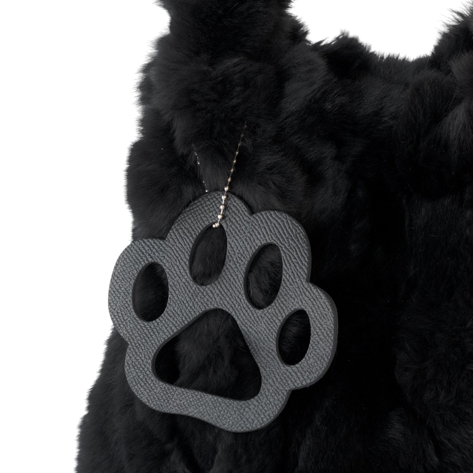 【11/21(金)22:00~ 26時間限定販売】【数量限定】 ワンハンドルファーバッグ・PAW (パウ) / ブラック