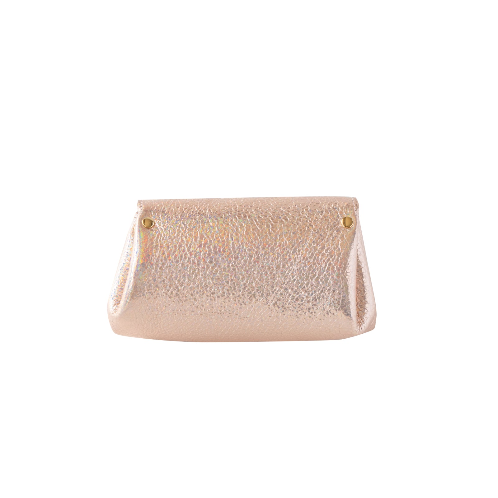 Shell pouch CAT Prism leather / Aurora pink