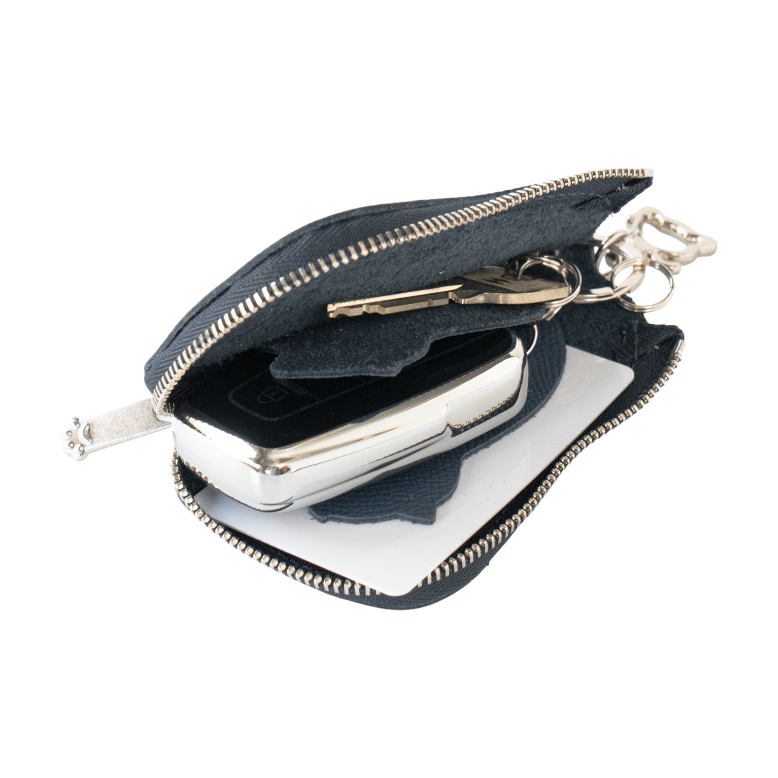 スマートキーケース キュイール・ミネルバ / ブルーフランス