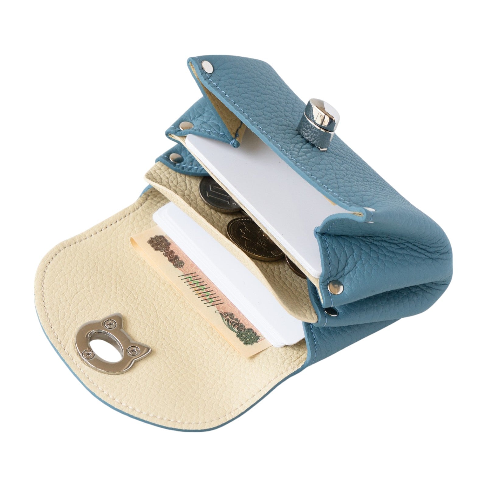 【数量限定】シェルウォレット CAT トリヨンクレマンス / ブルージーン