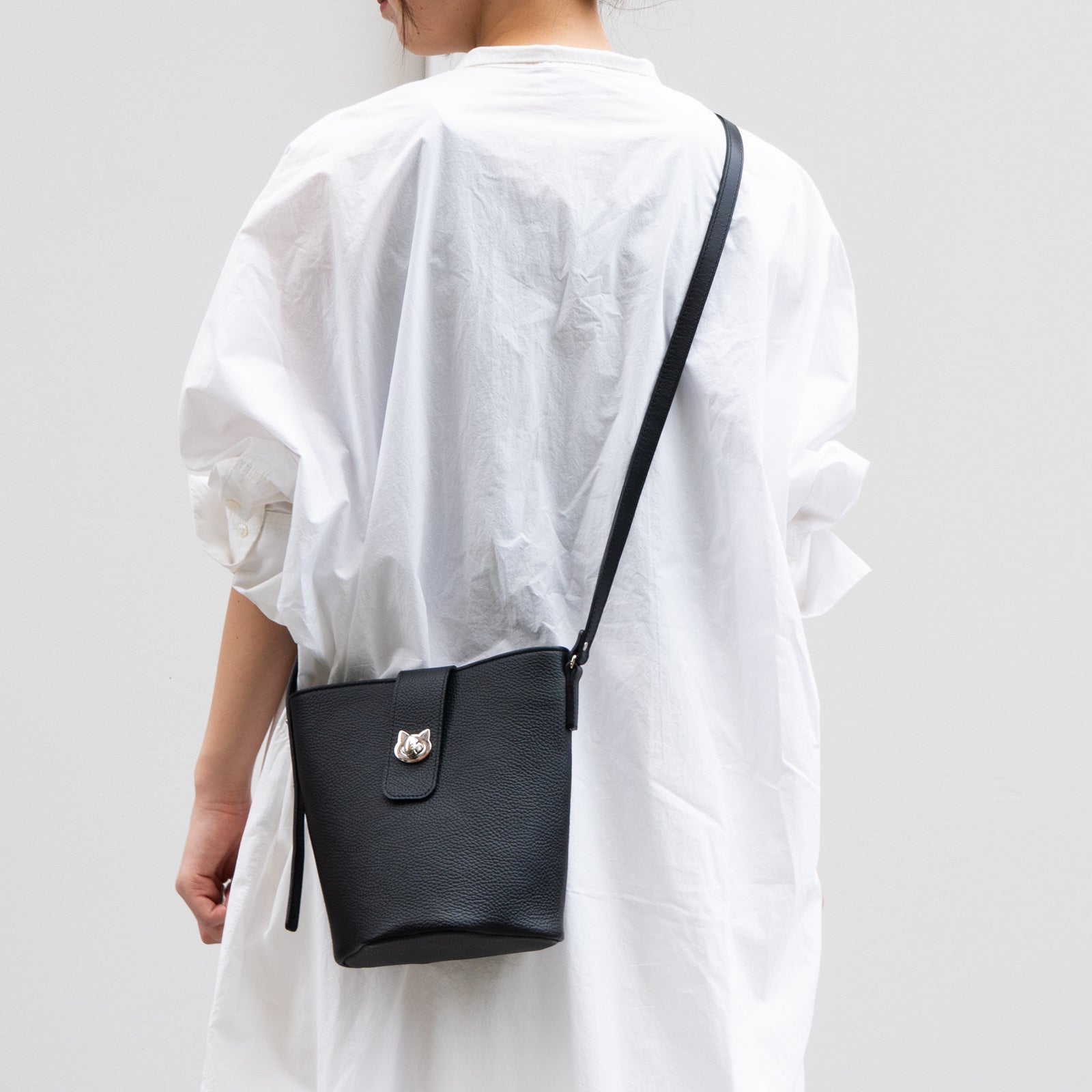 Limited-time offer: August 21st (Thu) 10:00 PM - 26 hours only. Limited-time offer: PAW Cuir Mache Shoulder Bag in Black (Choose your hardware).