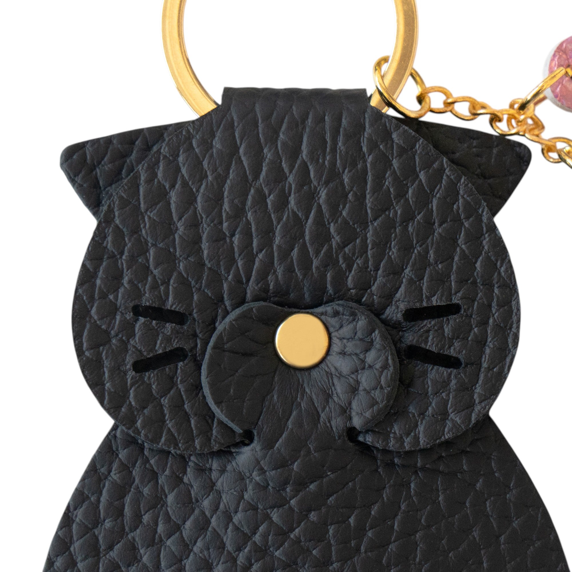 【受注販売:8/14(金)22:00〜8/17(月)】【黒猫感謝の日】PAWポシェット・グランデ ルナころにゃんチャームSET / ブラック