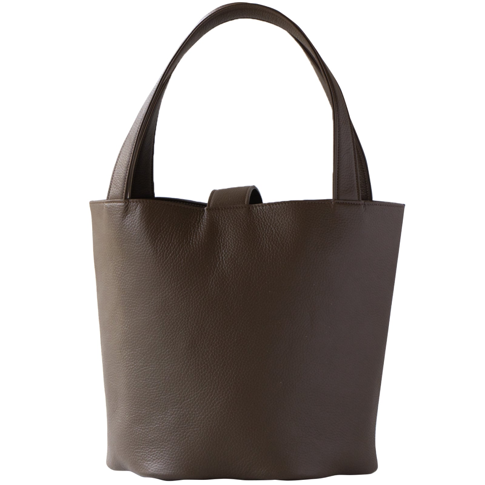 PAW Grande Cuir Mache Bucket Bag / Chocolate