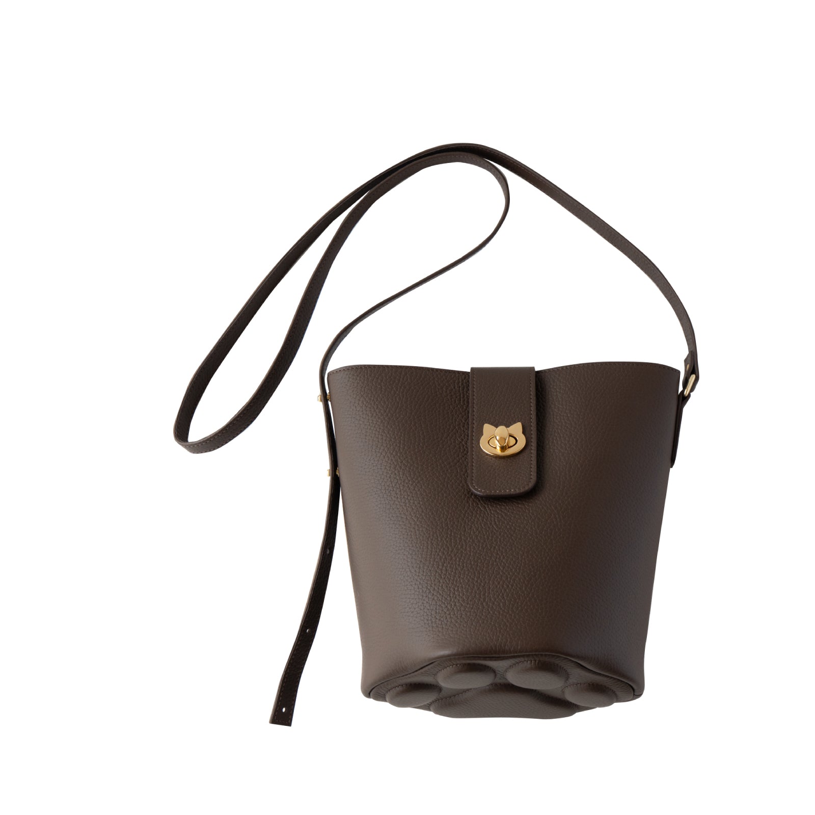 ショルダーバッグ PAW (パウ) キュイール・マッシュ / チョコ