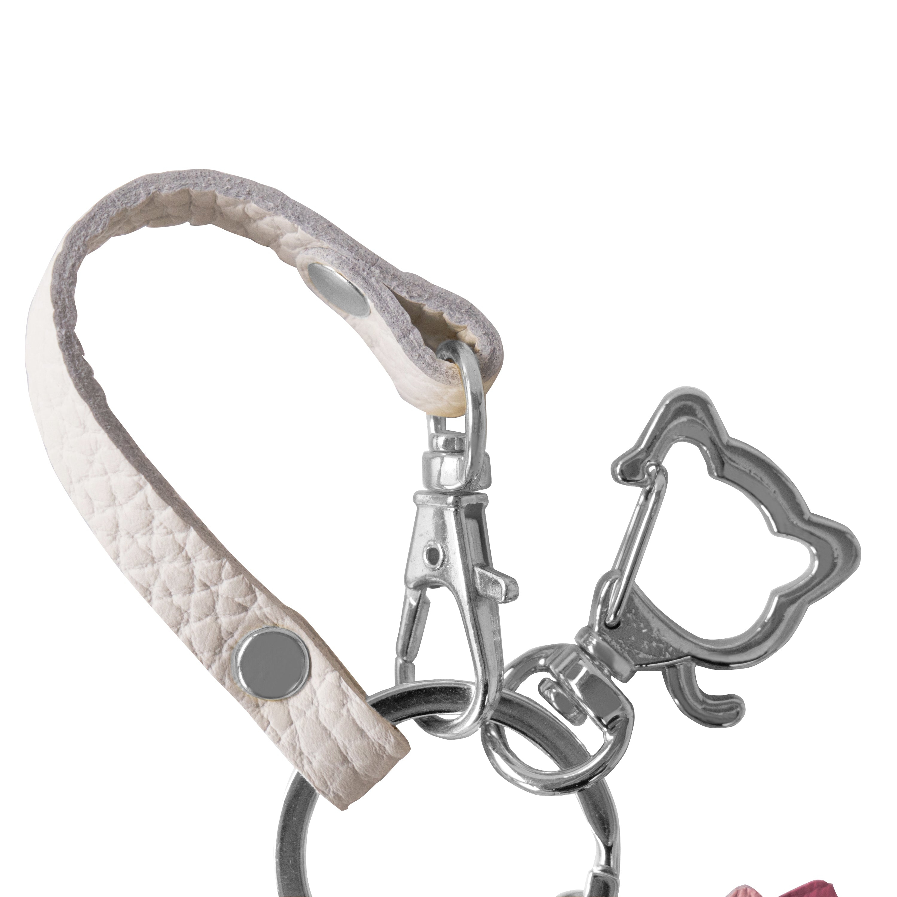 【3/20(金)20:00~ 数量限定】【さくらねこの日特別SET】チェーンショルダー付きミニバッグ・PAW (パウ) さくらねこチャームSET / ラベンダー