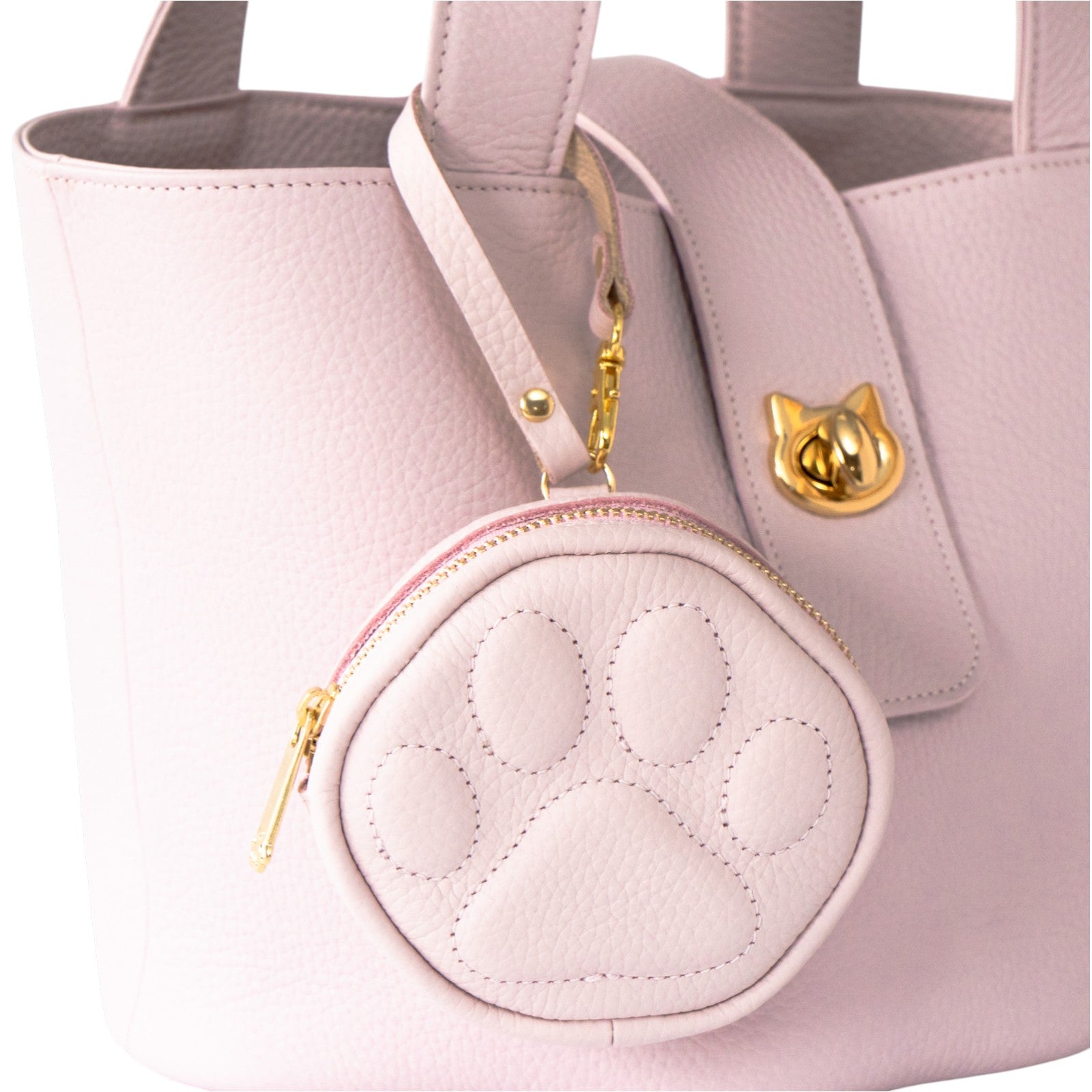 PAWチャームポーチ キュイール マッシュ / モーヴシルヴェスティン