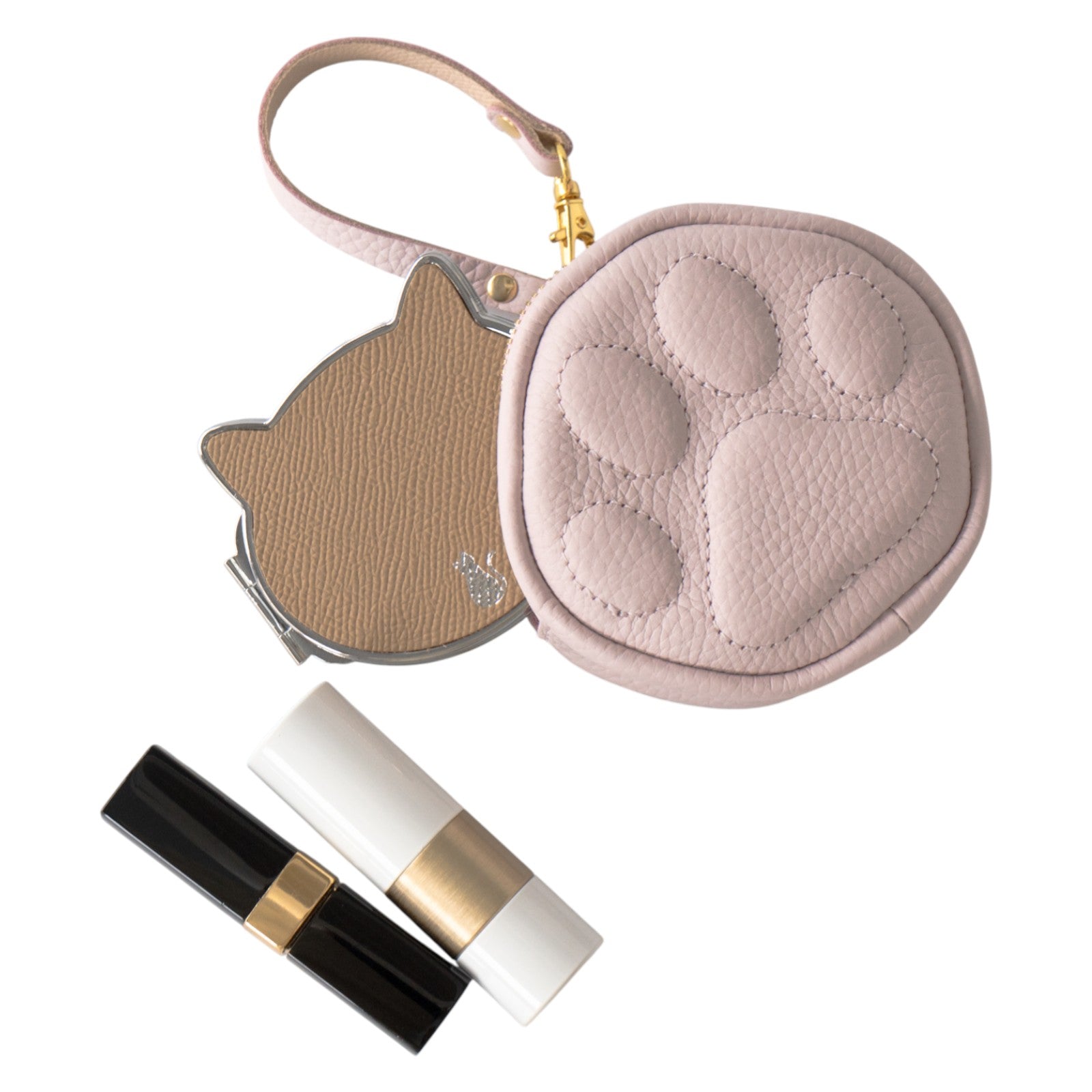 PAWチャームポーチ キュイール マッシュ / モーヴシルヴェスティン