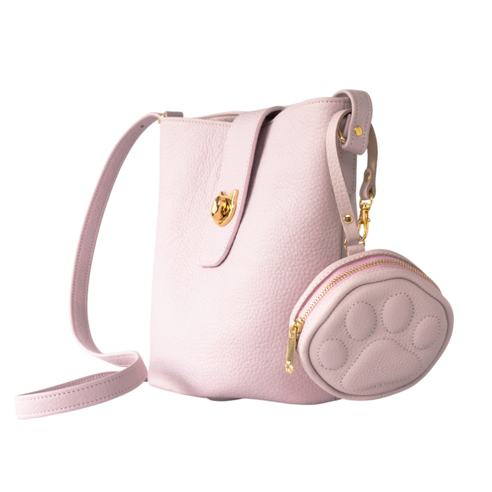 PAWチャームポーチ キュイール マッシュ / モーヴシルヴェスティン