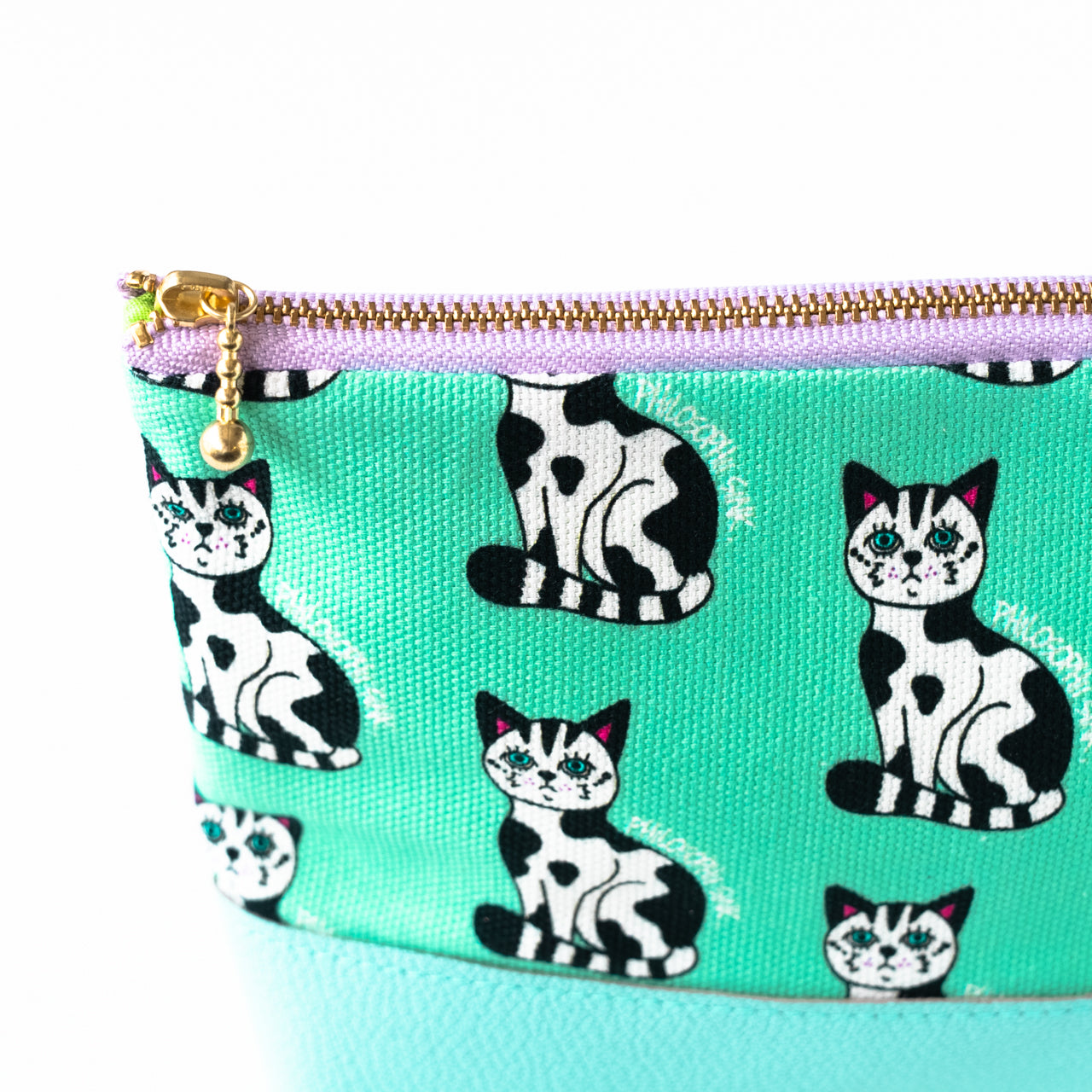 SINK. x Philosophii collaboration Ushineko pouch (with gusset)
