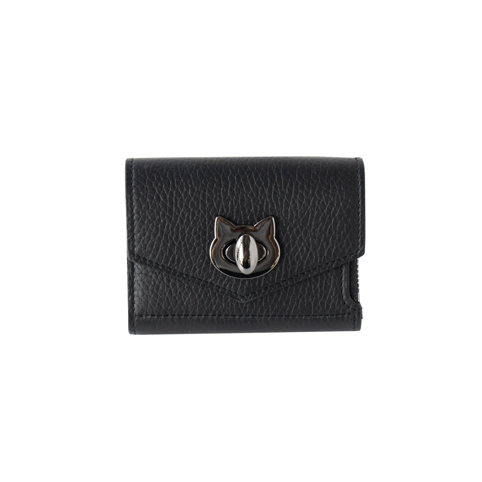 Handy Wallet Nyapera Cuir Mache / Black