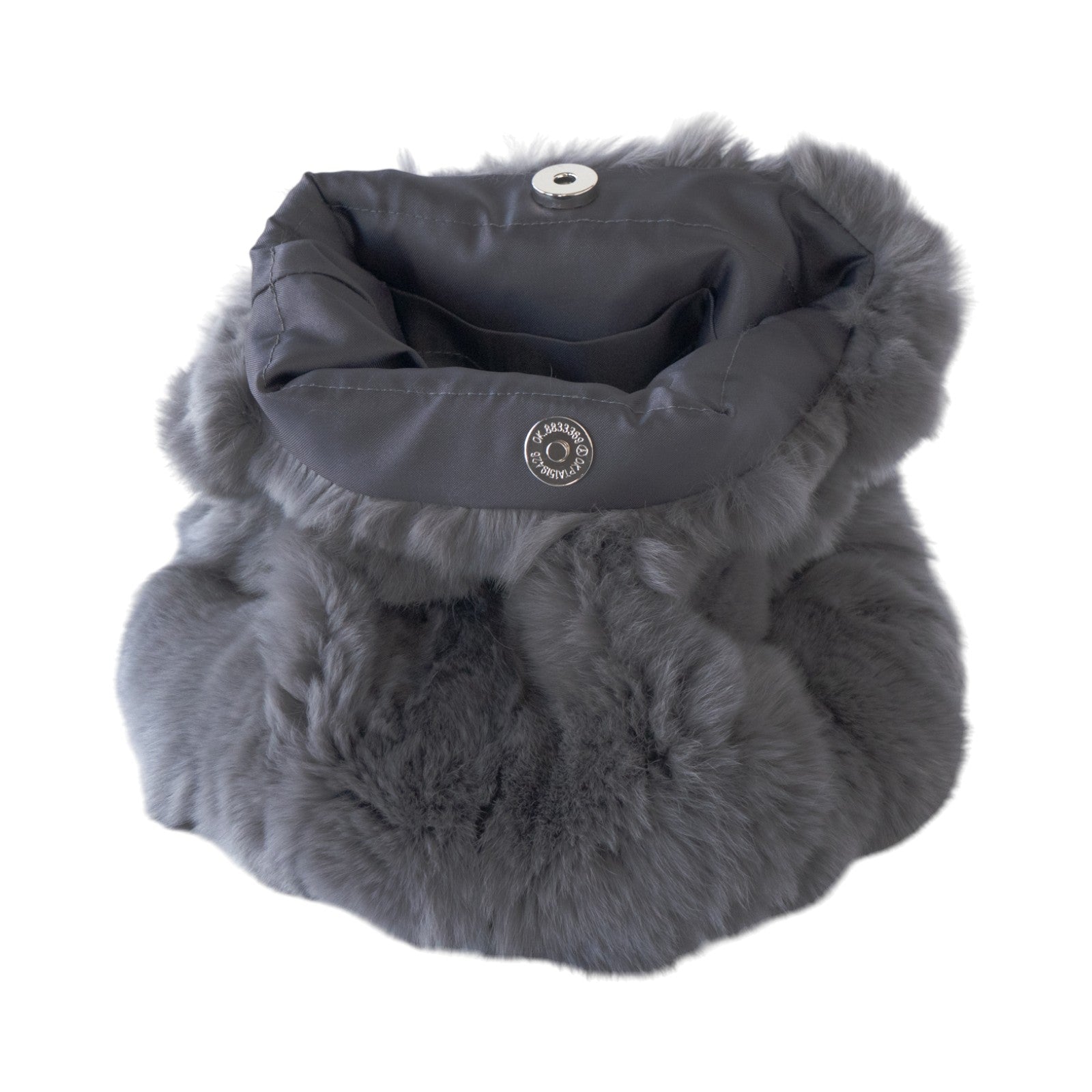 【11/21(金)22:00~ 26時間限定販売】【数量限定】 ワンハンドルファーバッグ・PAW (パウ) / グレー