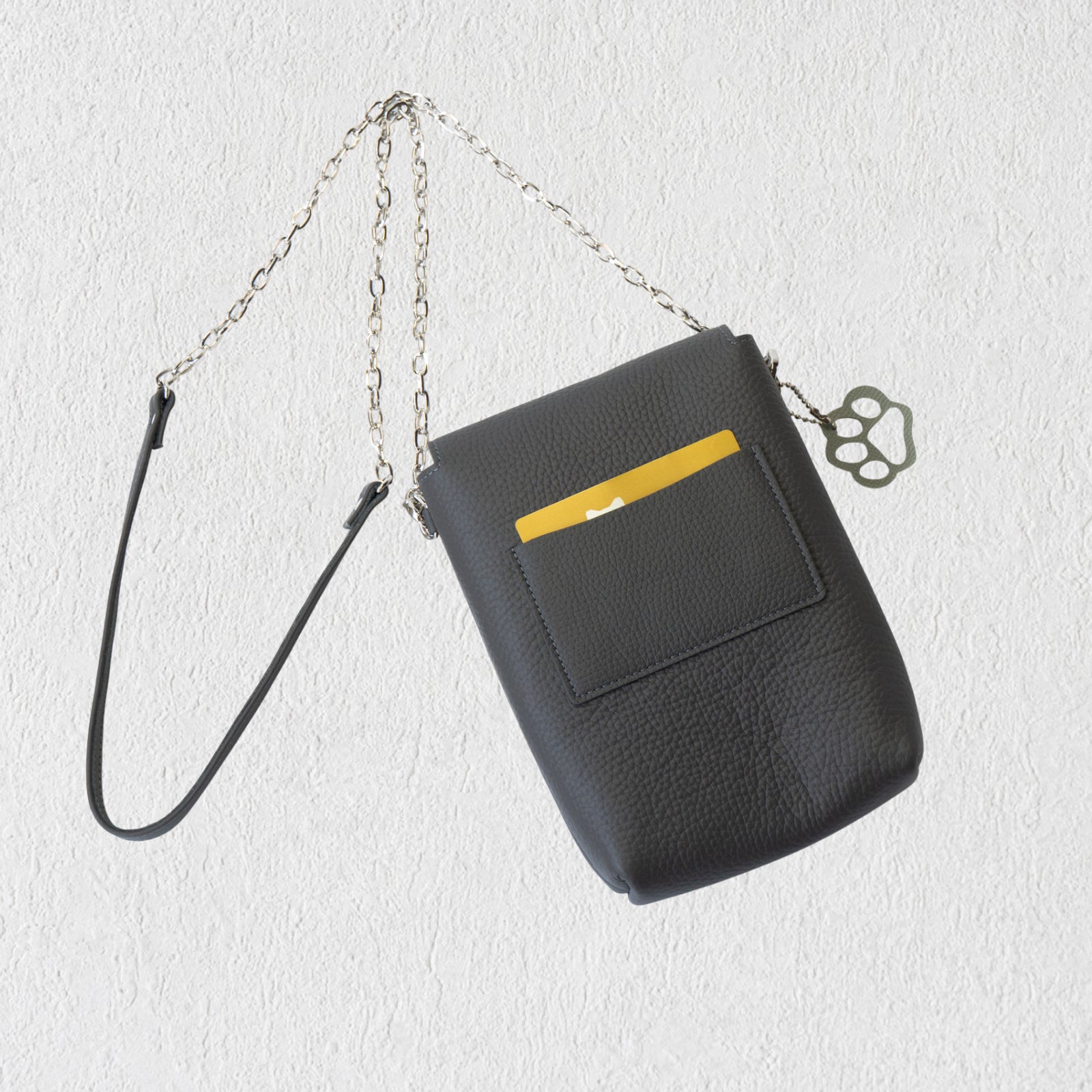 フルーニャスマホポシェット キュイール・マッシュ / グラファイト