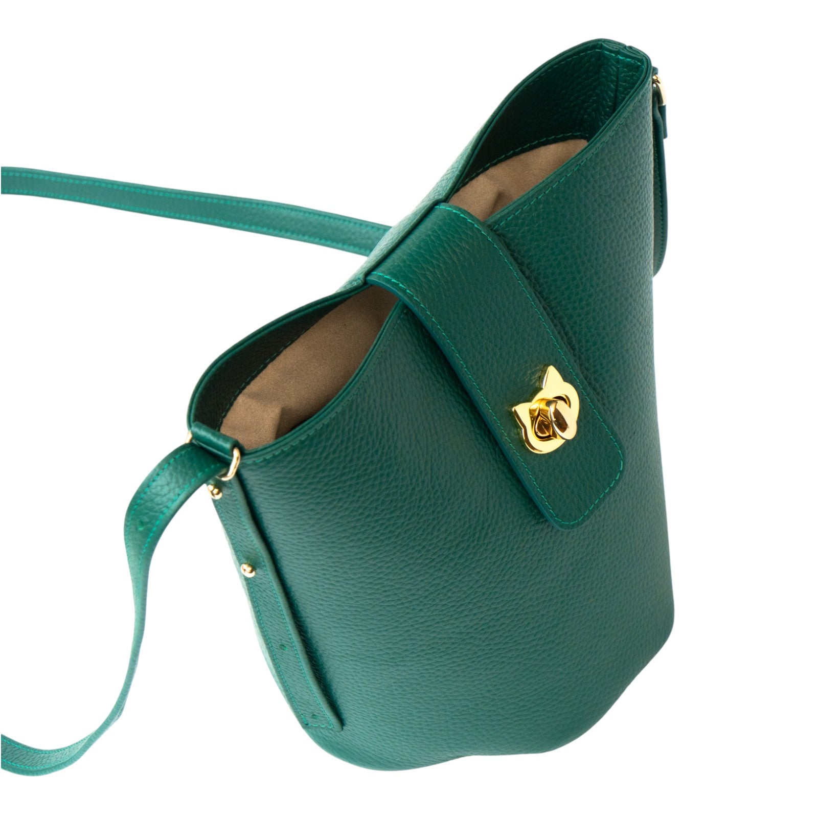 ショルダーバッグ PAW (パウ) キュイール・マッシュ / エメラルド