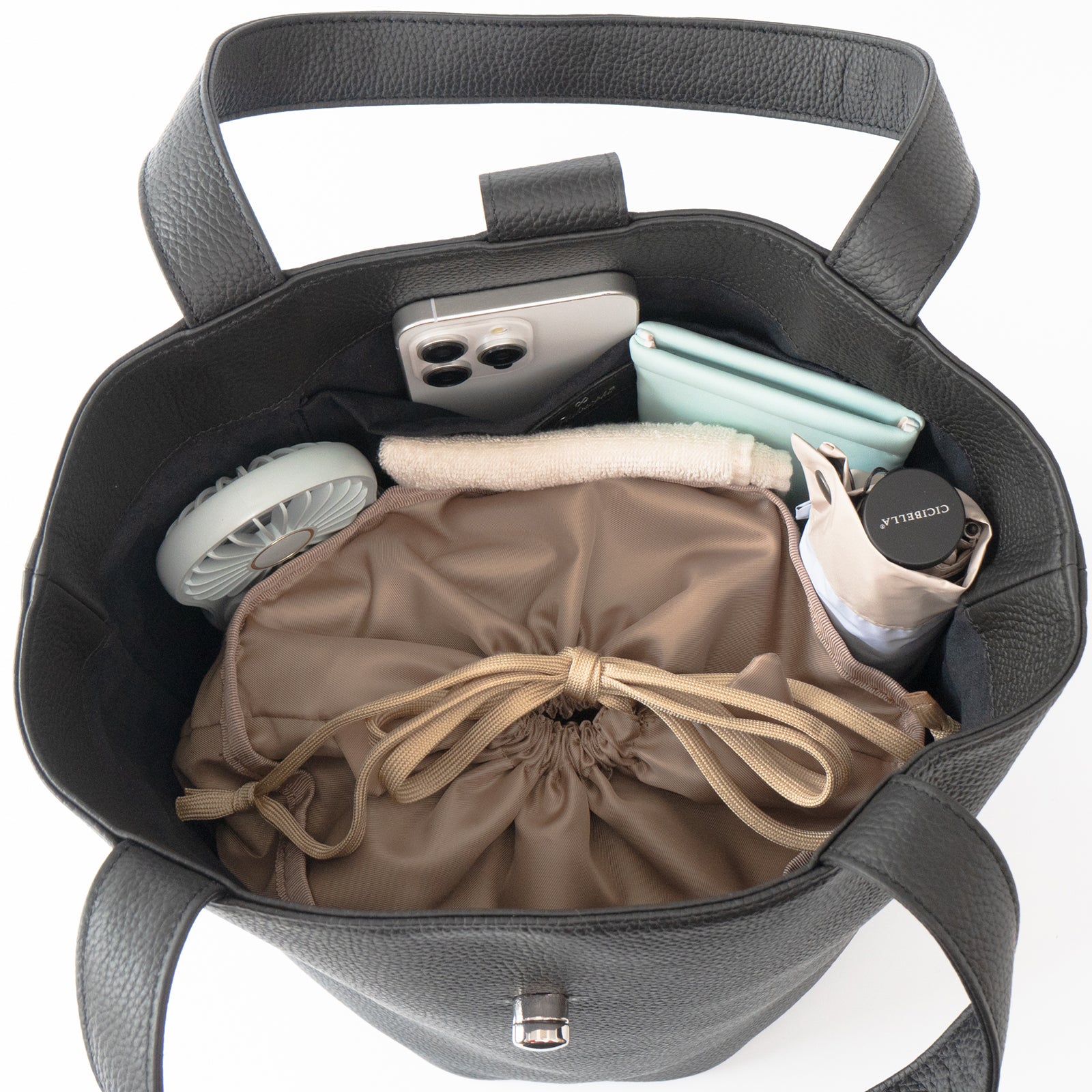 PAW Grande Cuir Mash Bucket Bag / Graphite