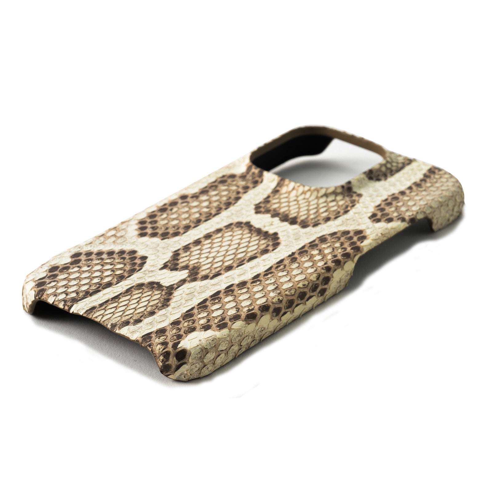 【おつとめ品セール】iPhoneバックカバー (iPhone15pro) パイソン