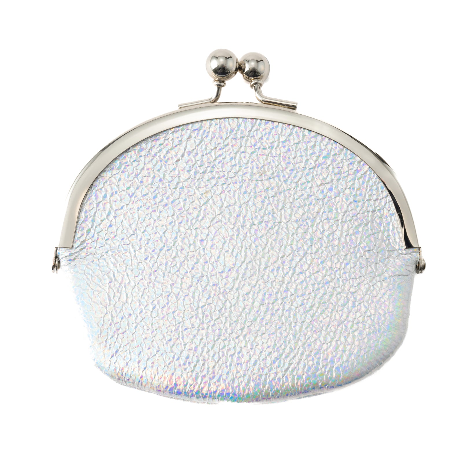 Round pouch prism leather