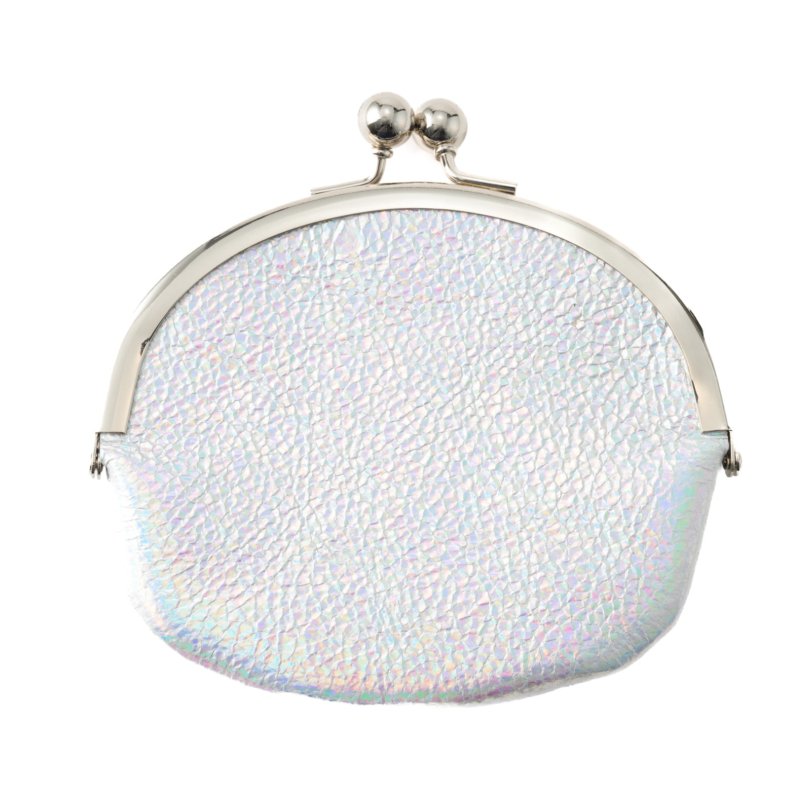 Round pouch prism leather