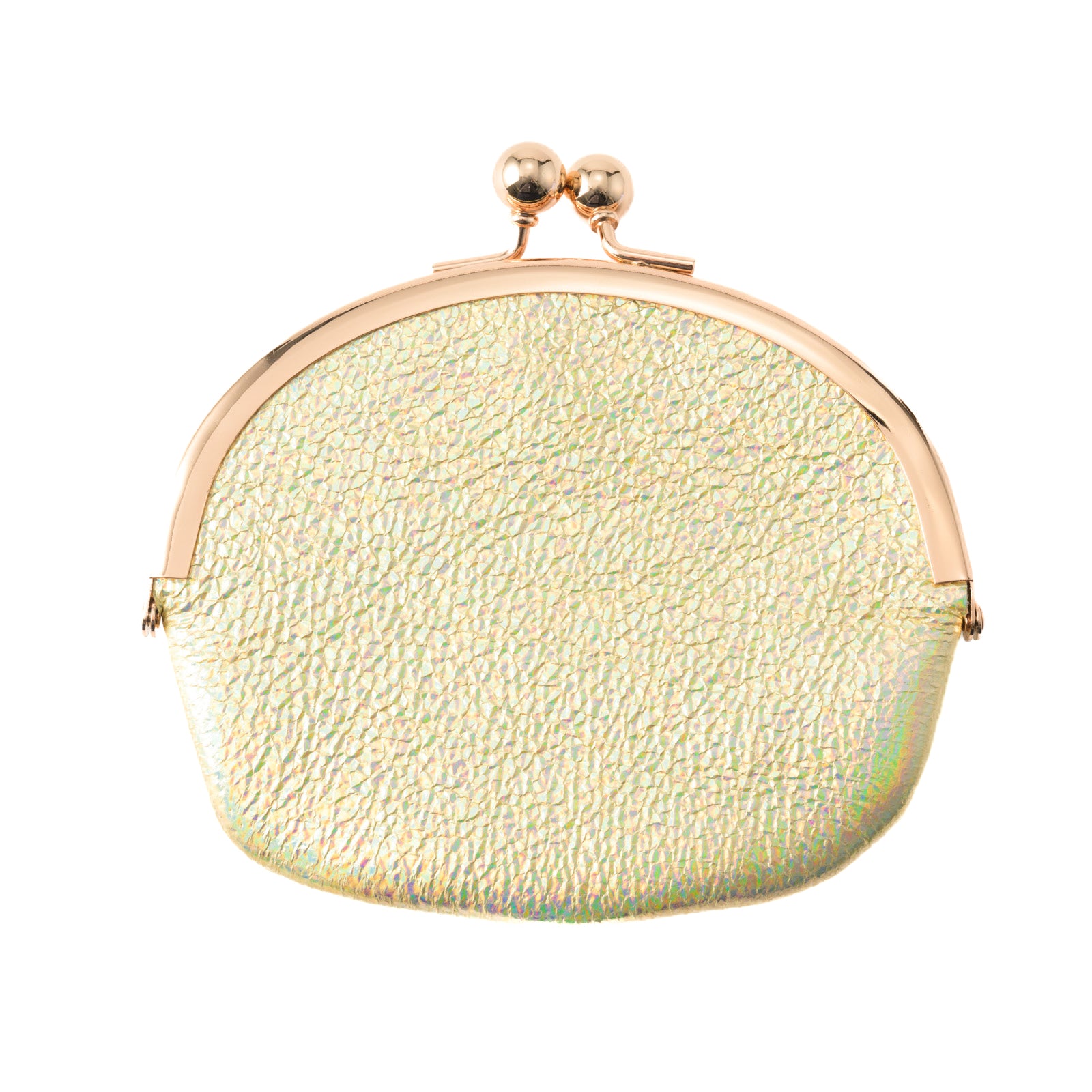 Round pouch prism leather