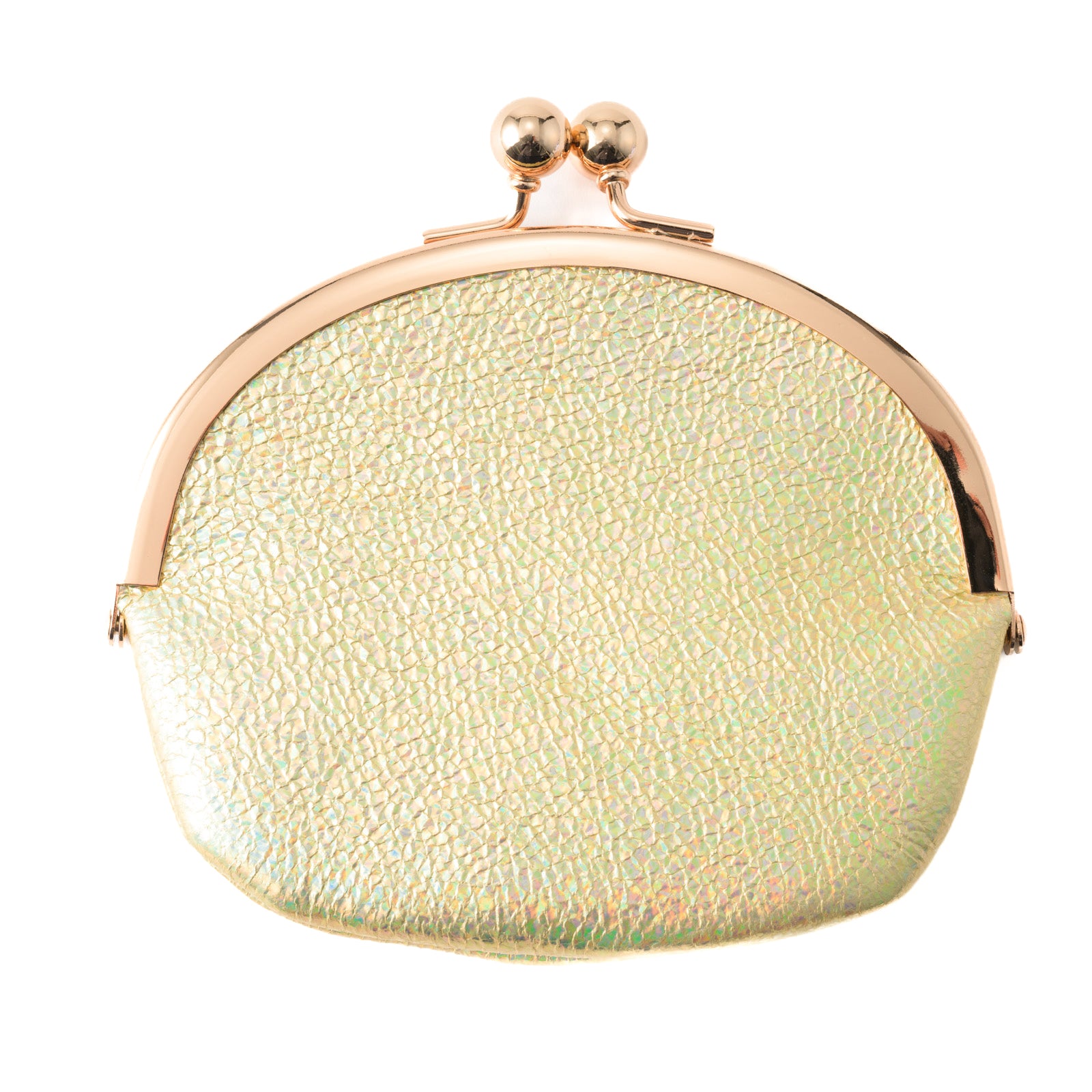 Round pouch prism leather