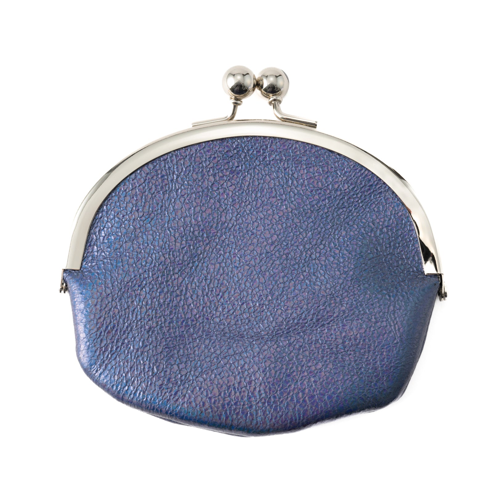 Round pouch prism leather