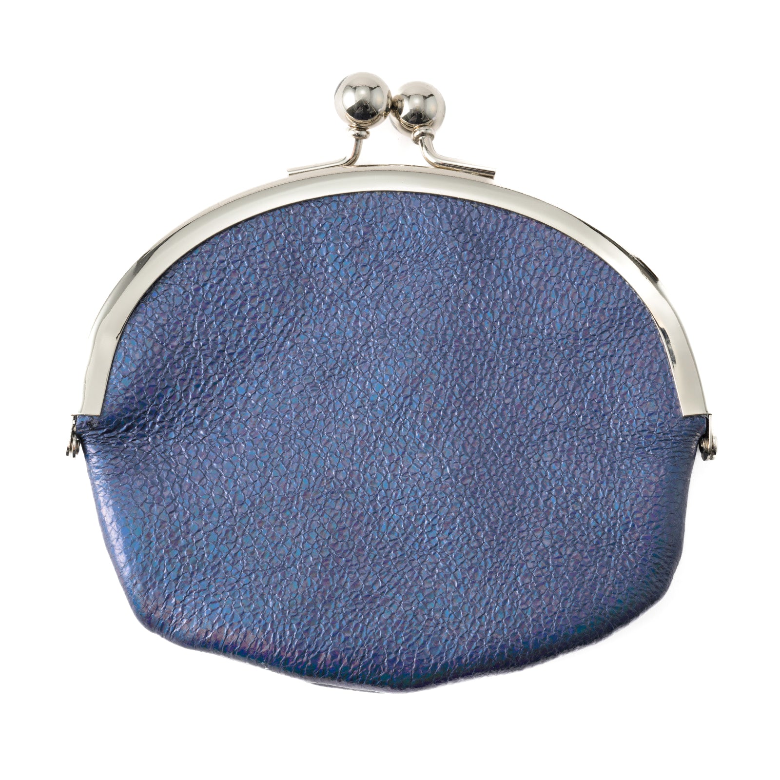 Round pouch prism leather