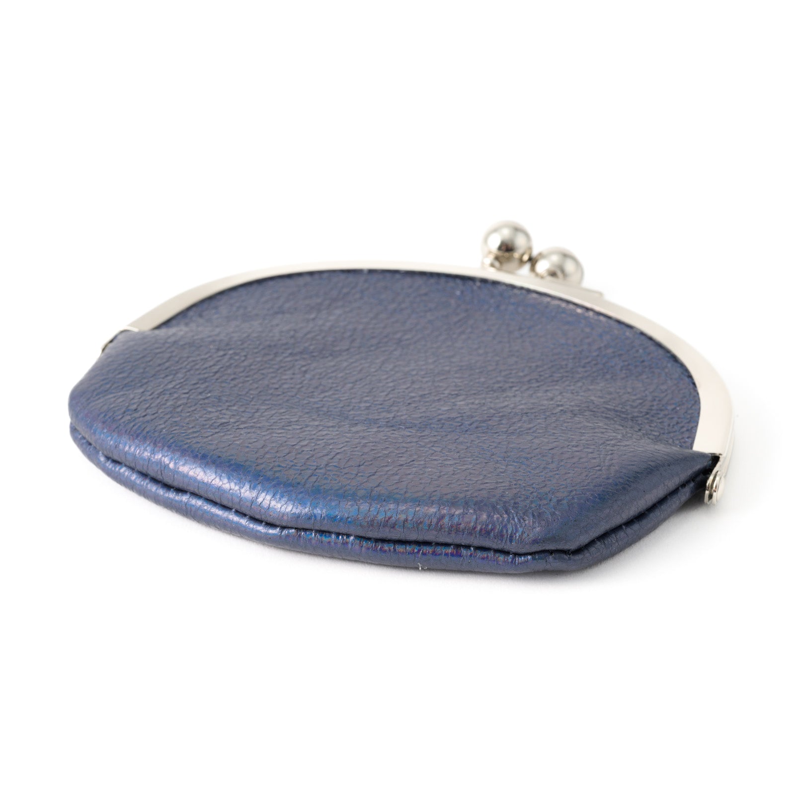 Round pouch prism leather