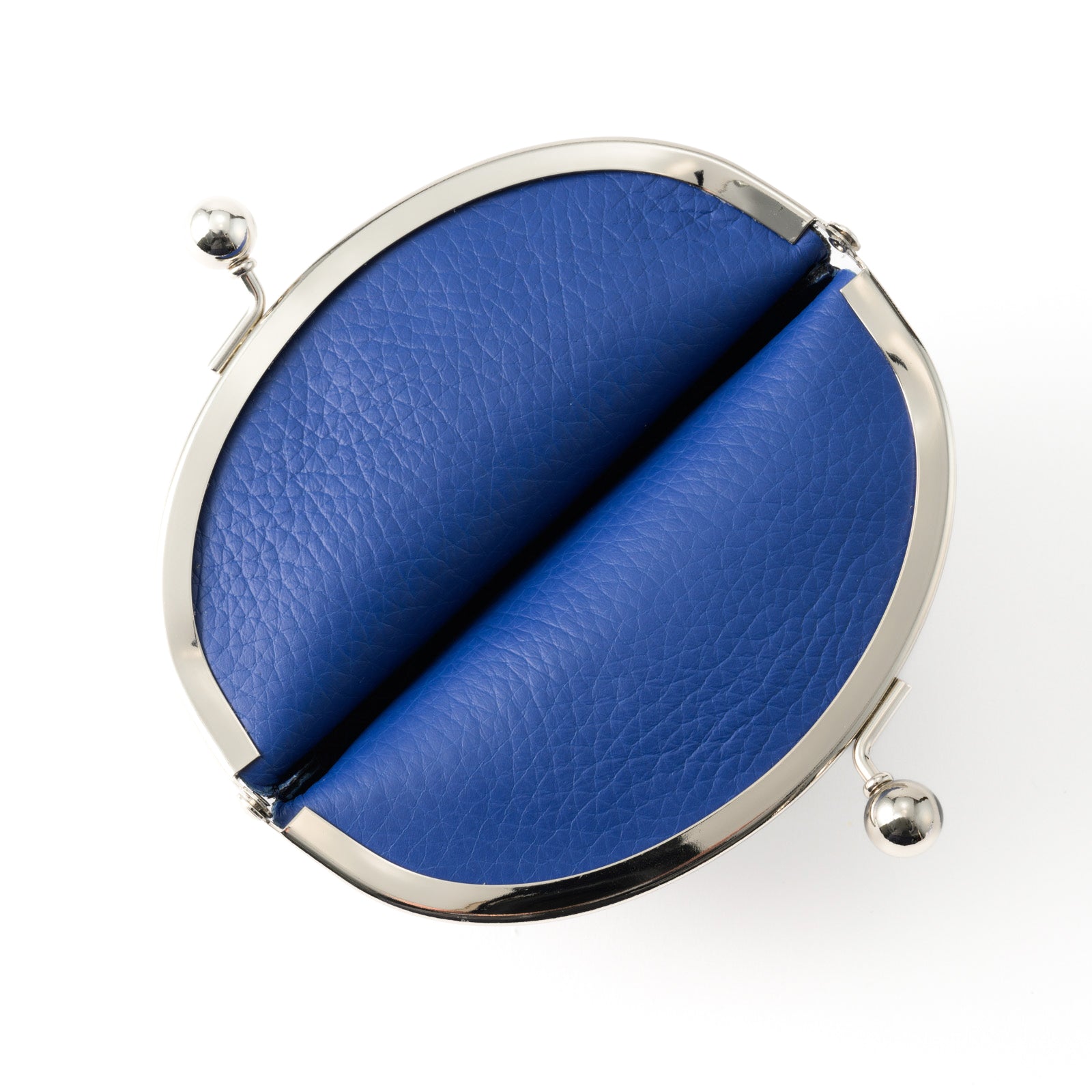 Round pouch prism leather
