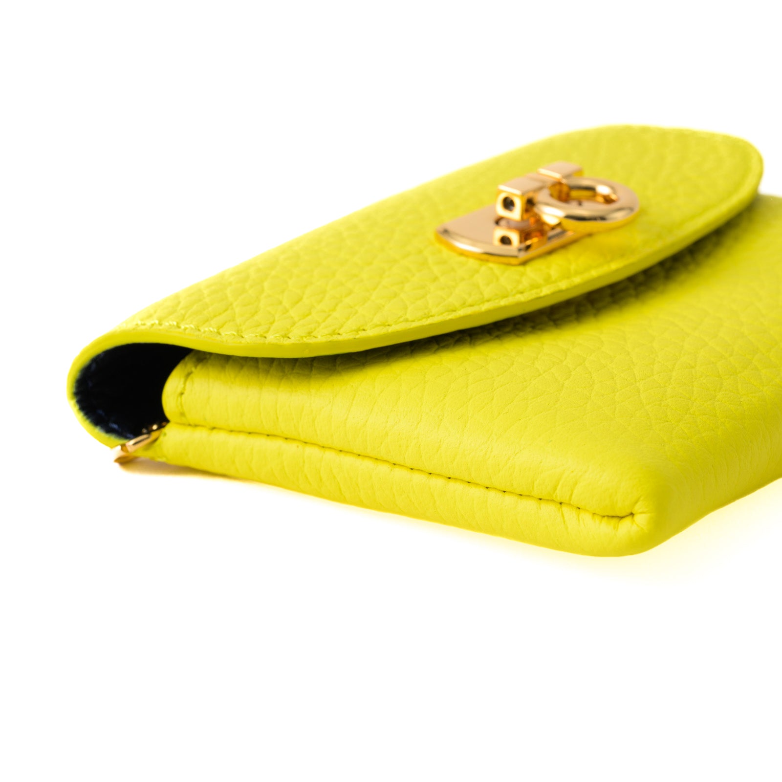 Leather flap smart key case / Taurillon Clemence