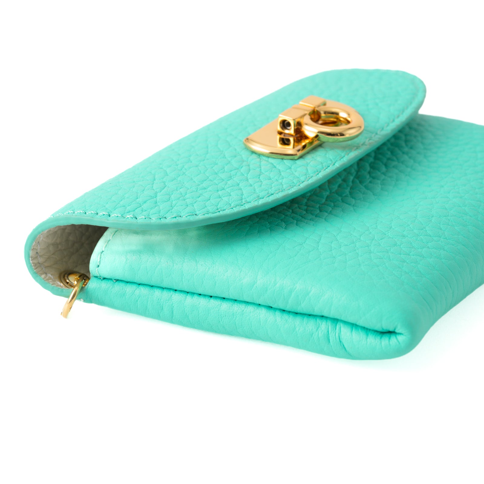 Leather flap smart key case / Taurillon Clemence