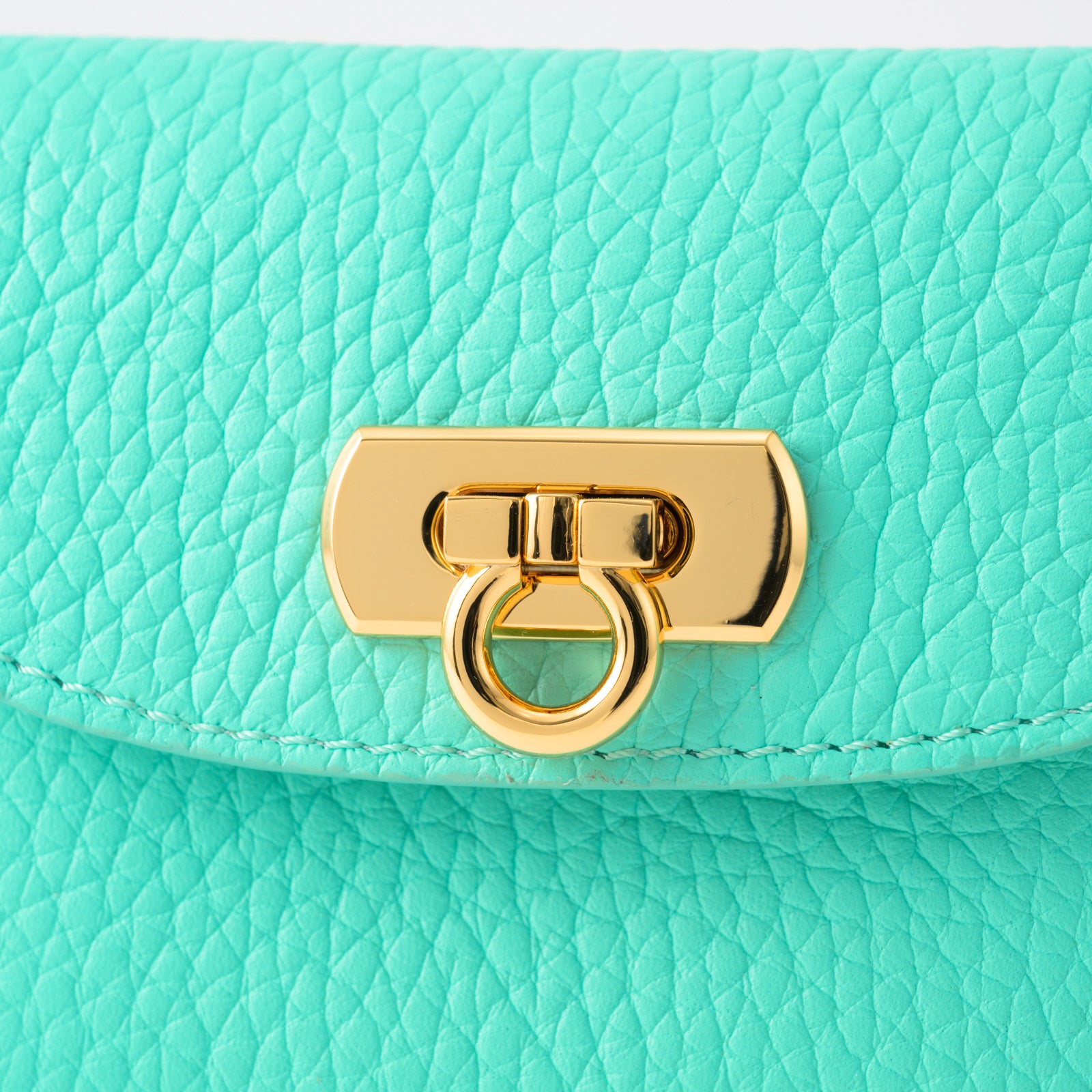 Leather flap smart key case / Taurillon Clemence