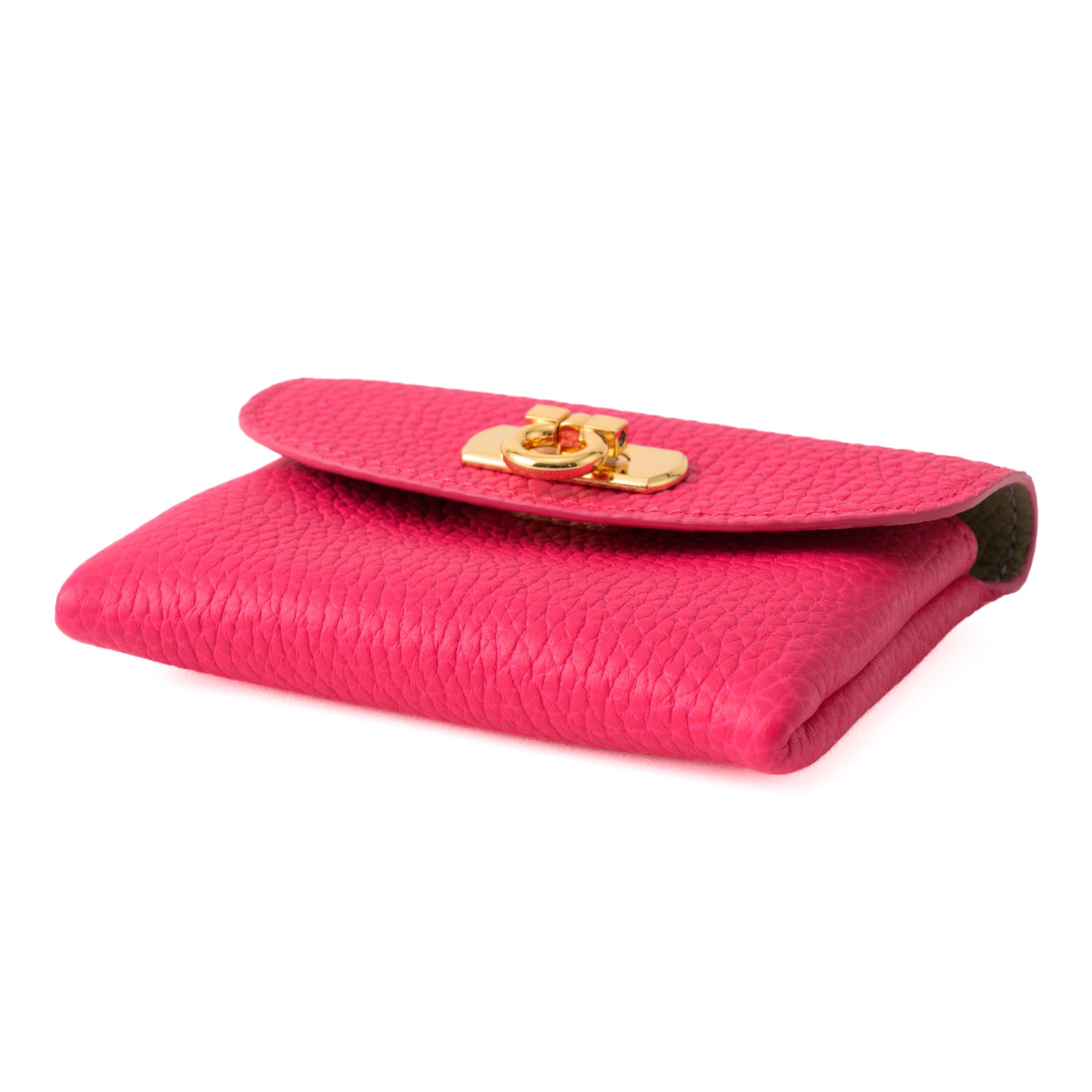 Leather flap smart key case / Taurillon Clemence