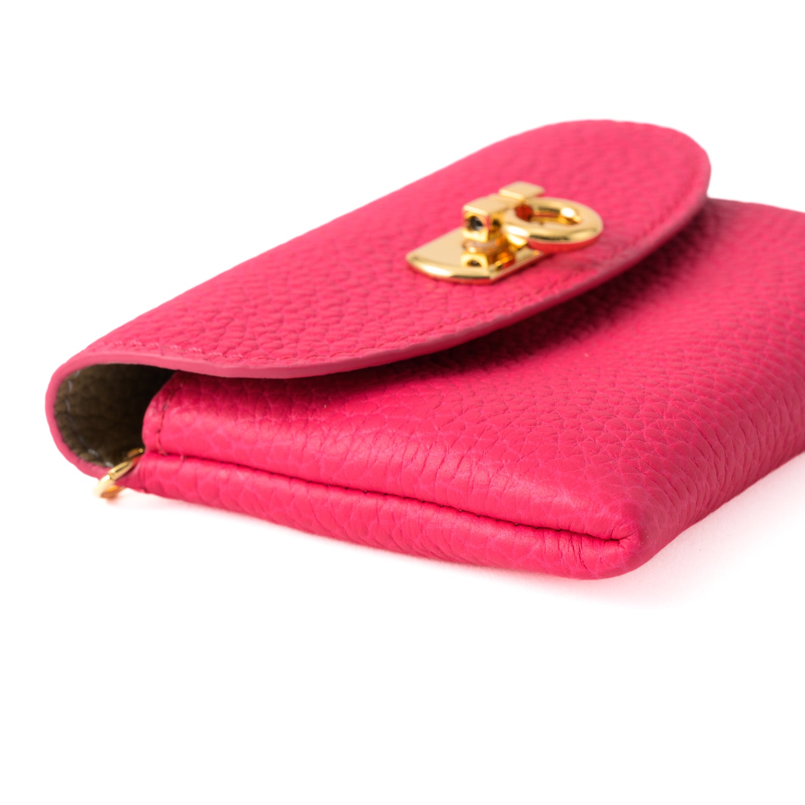 Leather flap smart key case / Taurillon Clemence