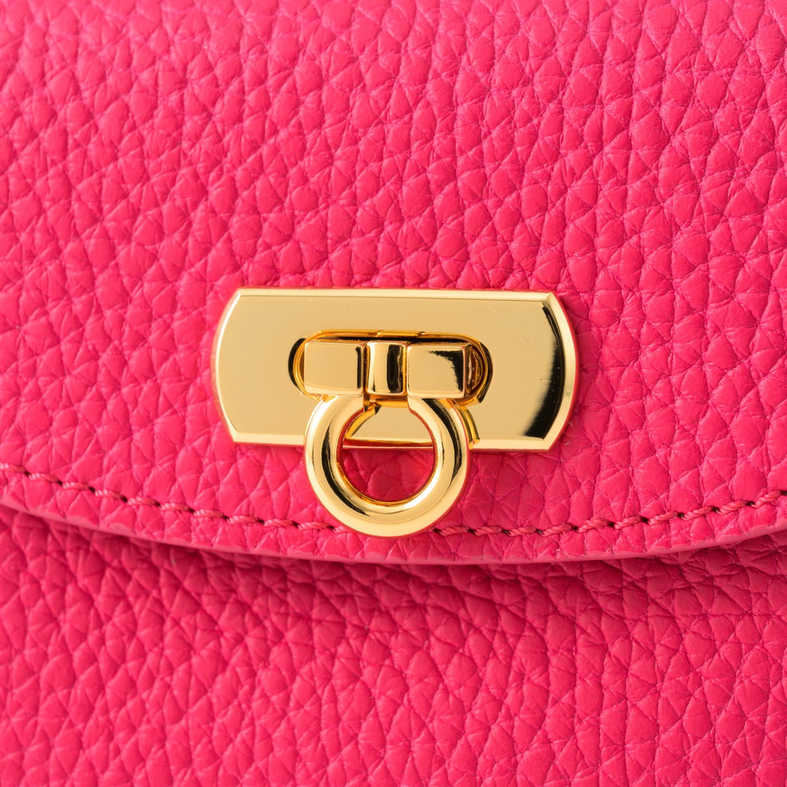 Leather flap smart key case / Taurillon Clemence