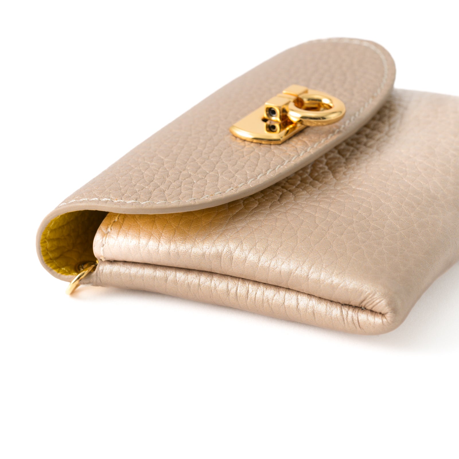 Leather flap smart key case / Taurillon Clemence