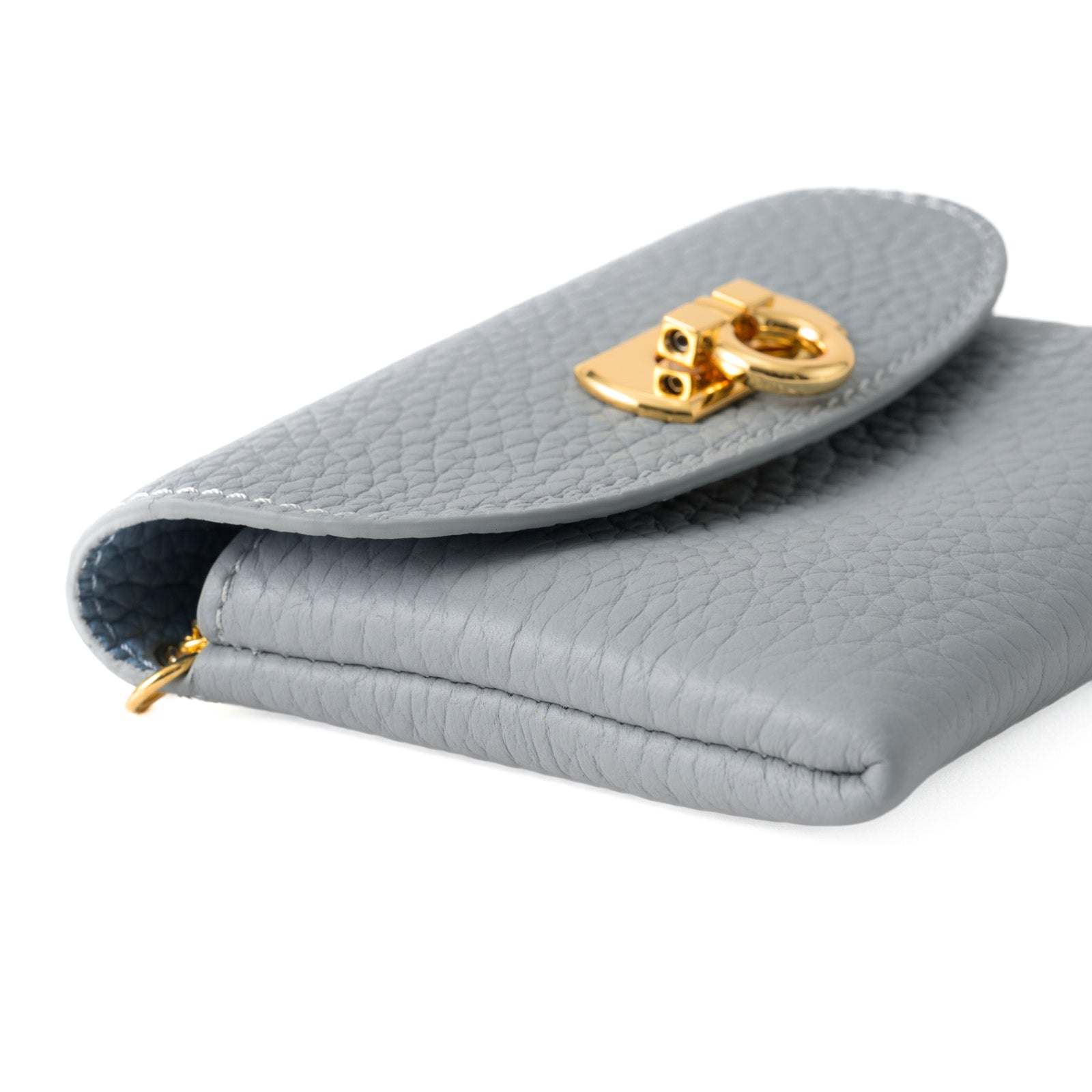 Leather flap smart key case / Taurillon Clemence