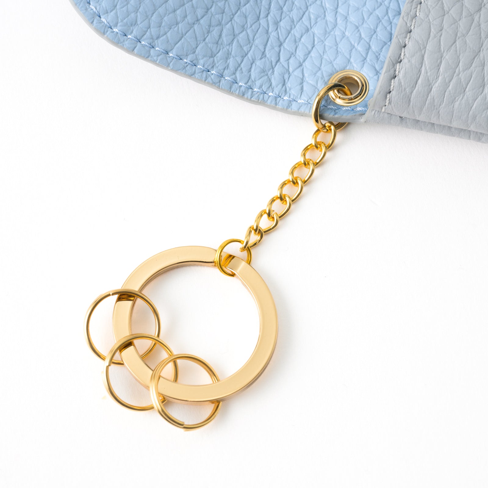 Leather flap smart key case / Taurillon Clemence