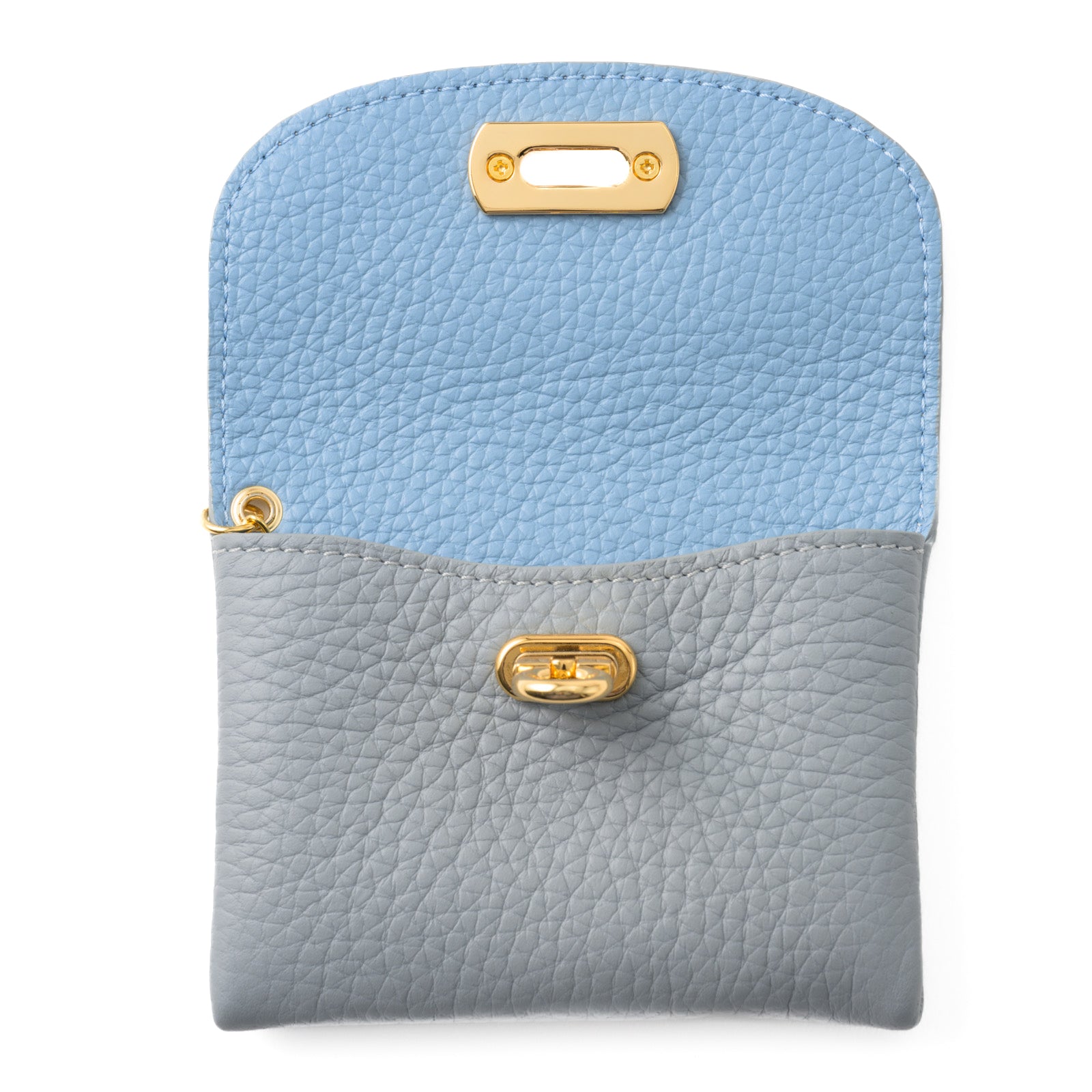 Leather flap smart key case / Taurillon Clemence