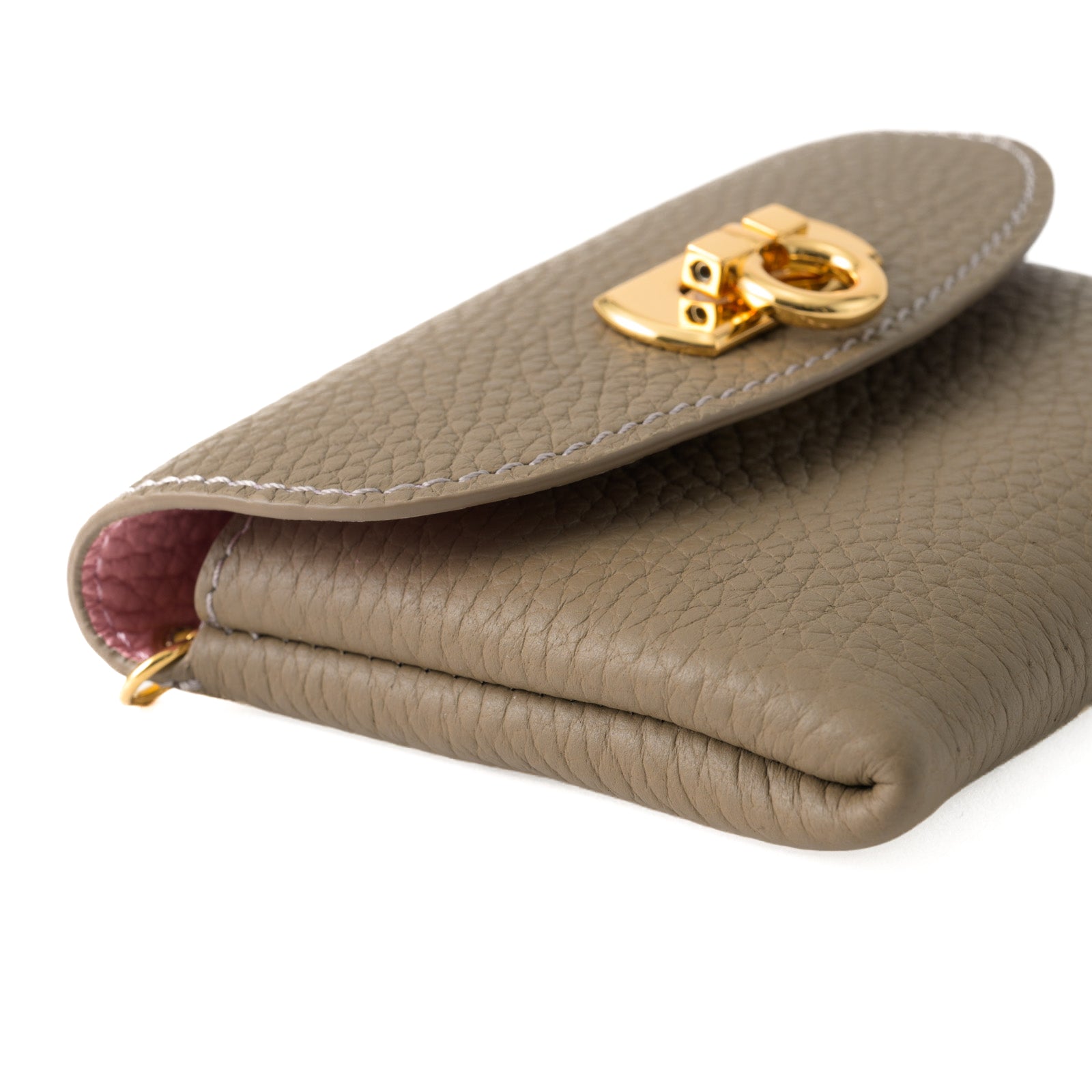 Leather flap smart key case / Taurillon Clemence
