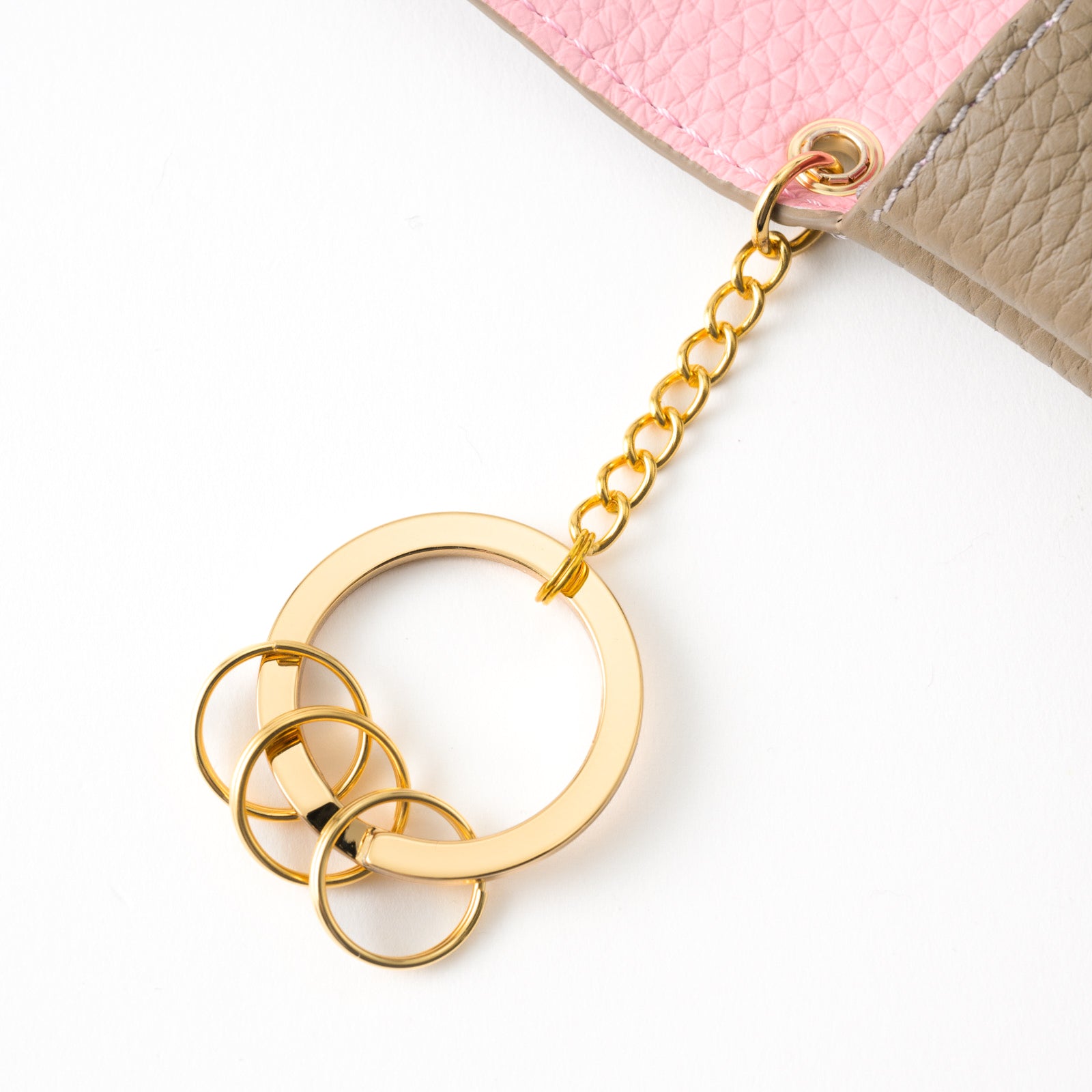 Leather flap smart key case / Taurillon Clemence