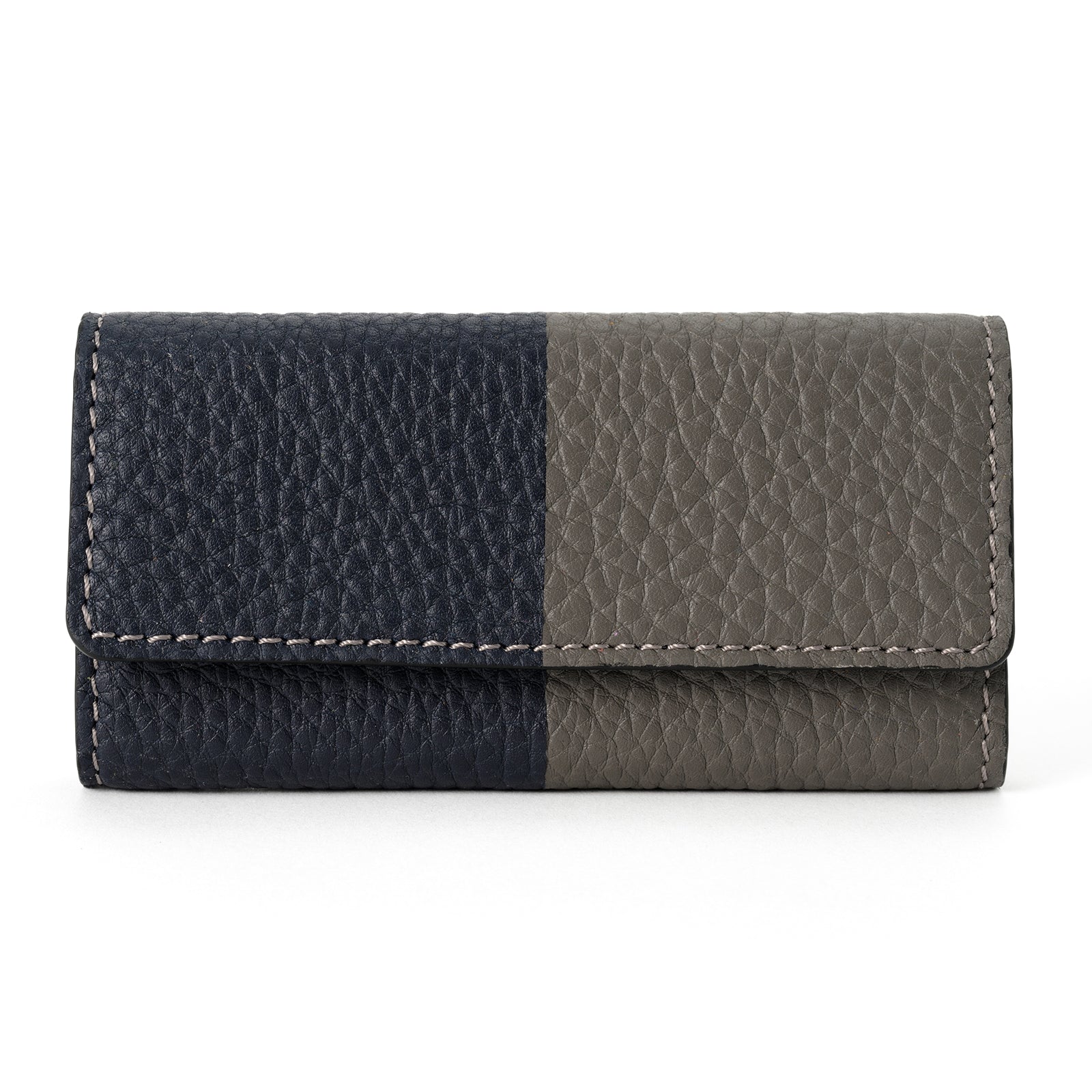 【おつとめ品セール】バイカラー4連キーケース トゴレザー