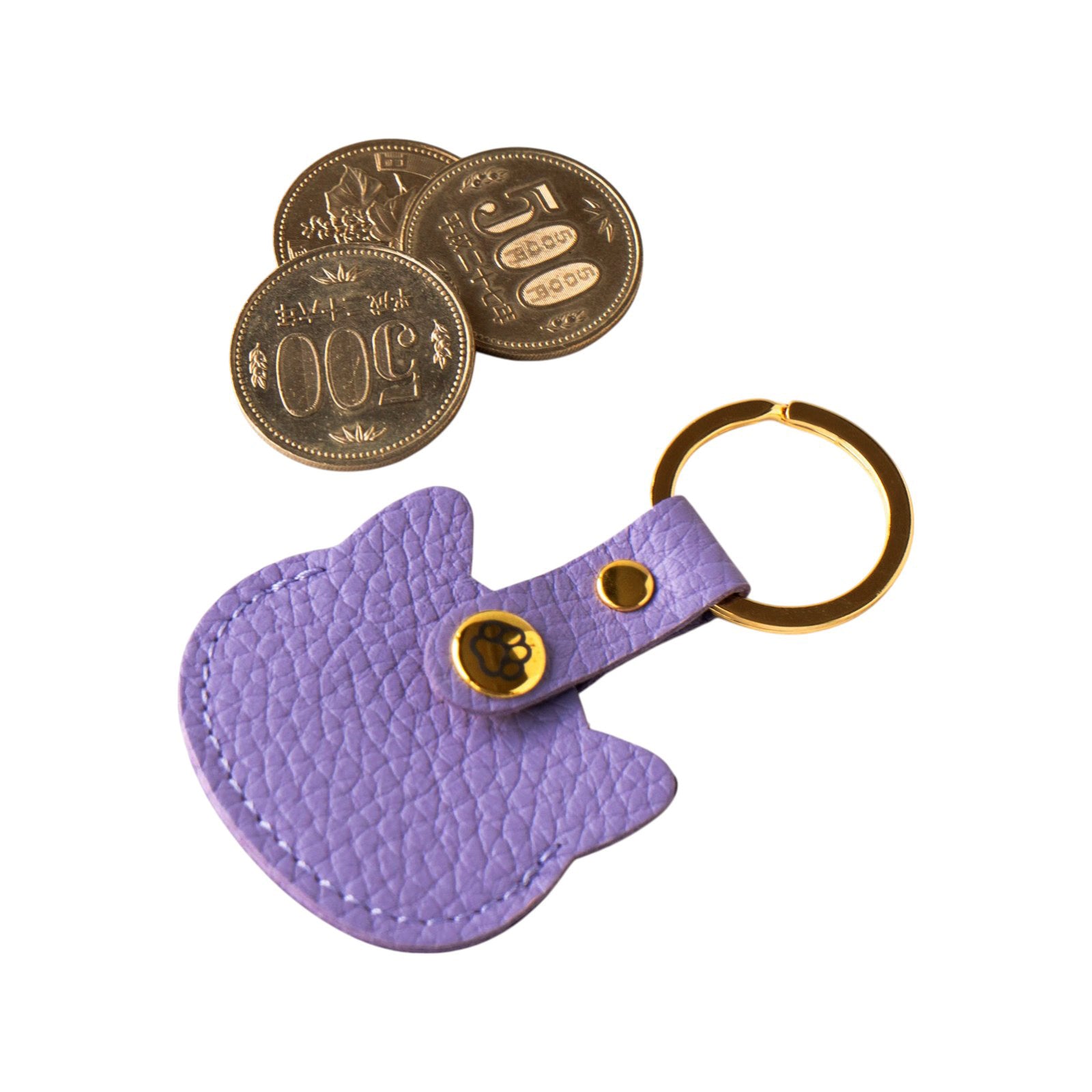 500 Yen Coin Hornja Cuir Mash / Lavender