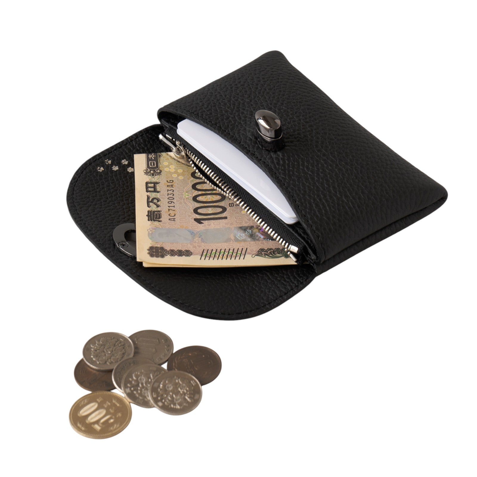 Flap Wallet Frunya Medium Cuir Mash / Black