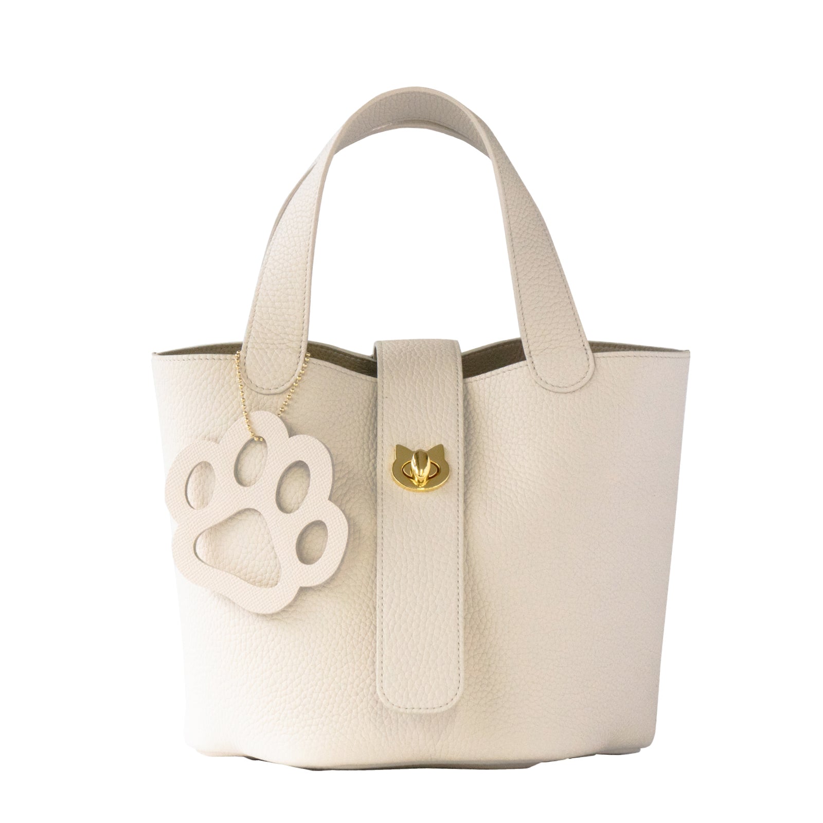 【1点限定 】バゲットバッグ  PAW (パウ) 肉球チャーム付き   トリヨンクレマンス  /  ナタ