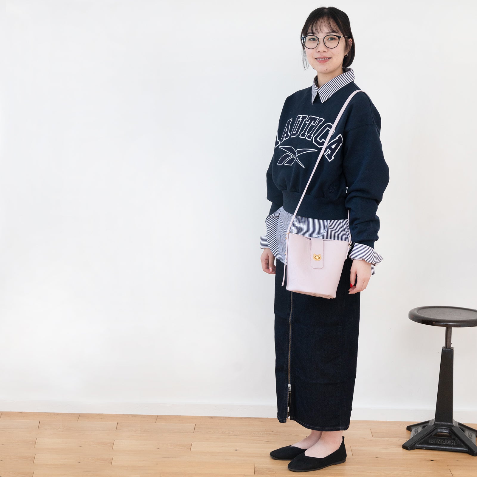 【3/20(金)20:00~ 数量限定】【さくらねこの日特別SET】ショルダーバッグ PAW (パウ) さくらねこチャームSET / モーヴシルヴェスティン