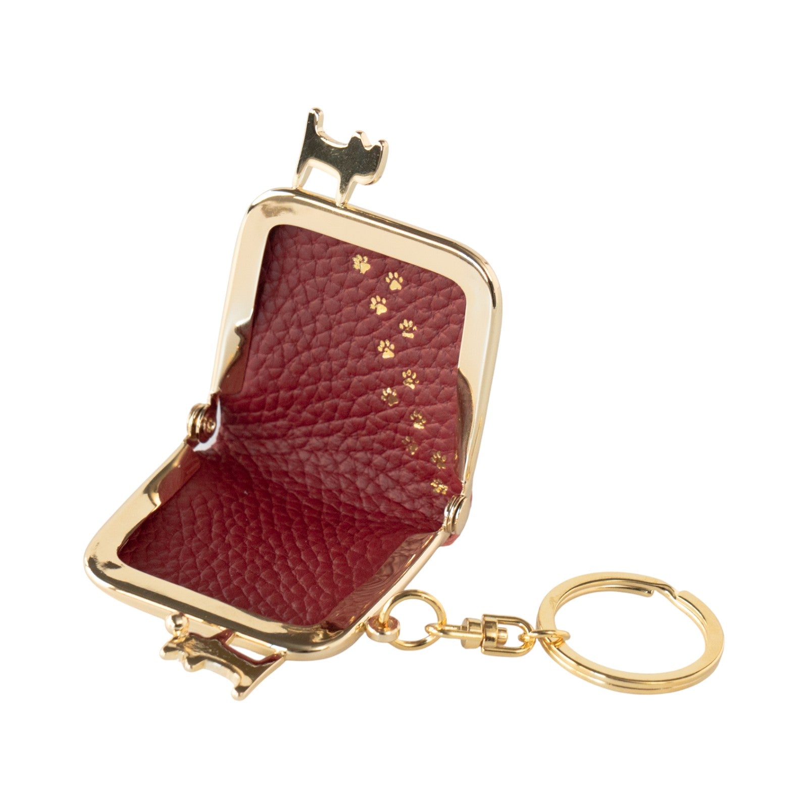 プチにゃまぐちキーホルダー キュイール・マッシュ / ボルドー