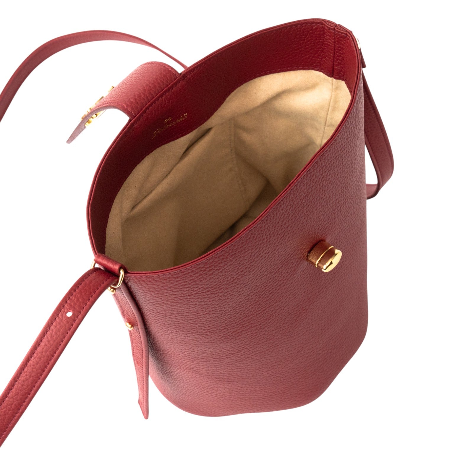 ショルダーバッグ PAW (パウ) キュイール・マッシュ / ボルドー