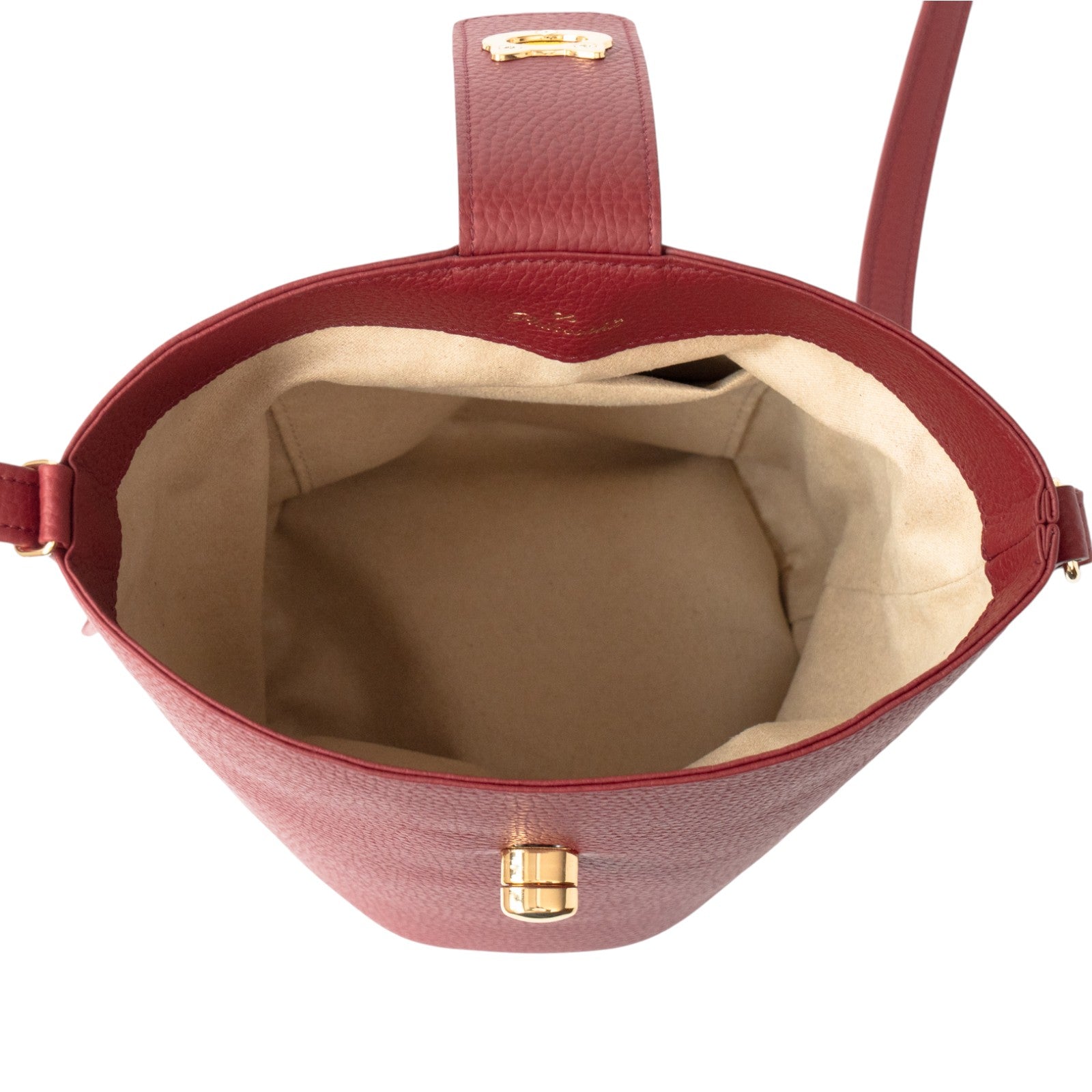 ショルダーバッグ PAW (パウ) キュイール・マッシュ / ボルドー