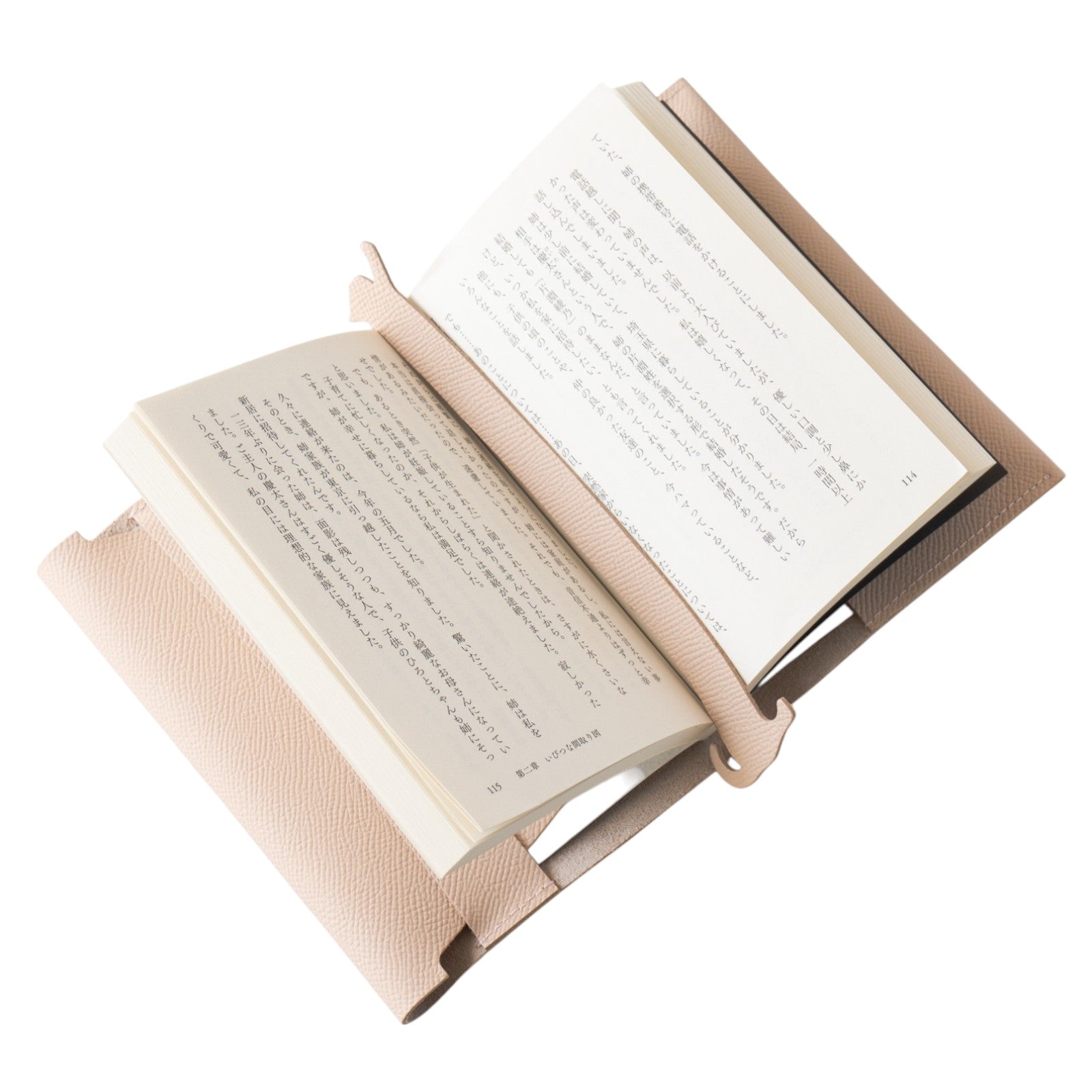 CAT Book Cover Cuir Minerva / Shell Rose